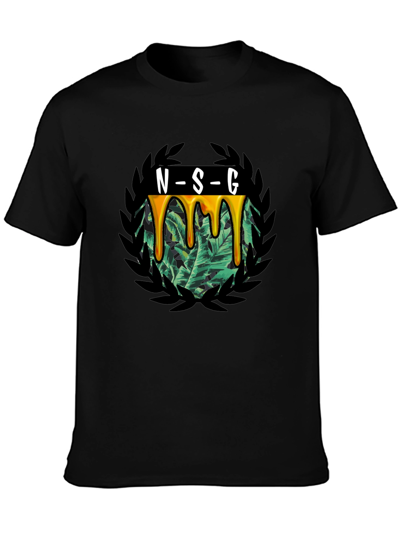 NSG Graphic Print T-Shirt - Black