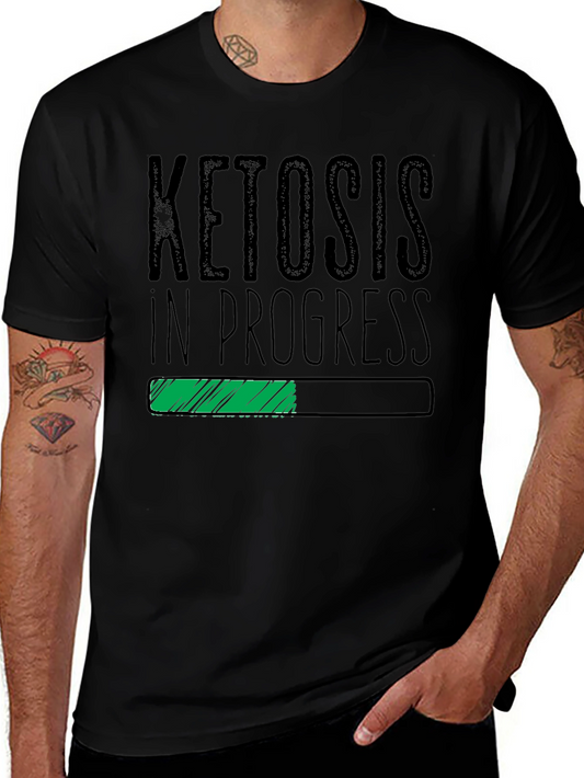 Ketosis In Progress Graphic Tee - Black