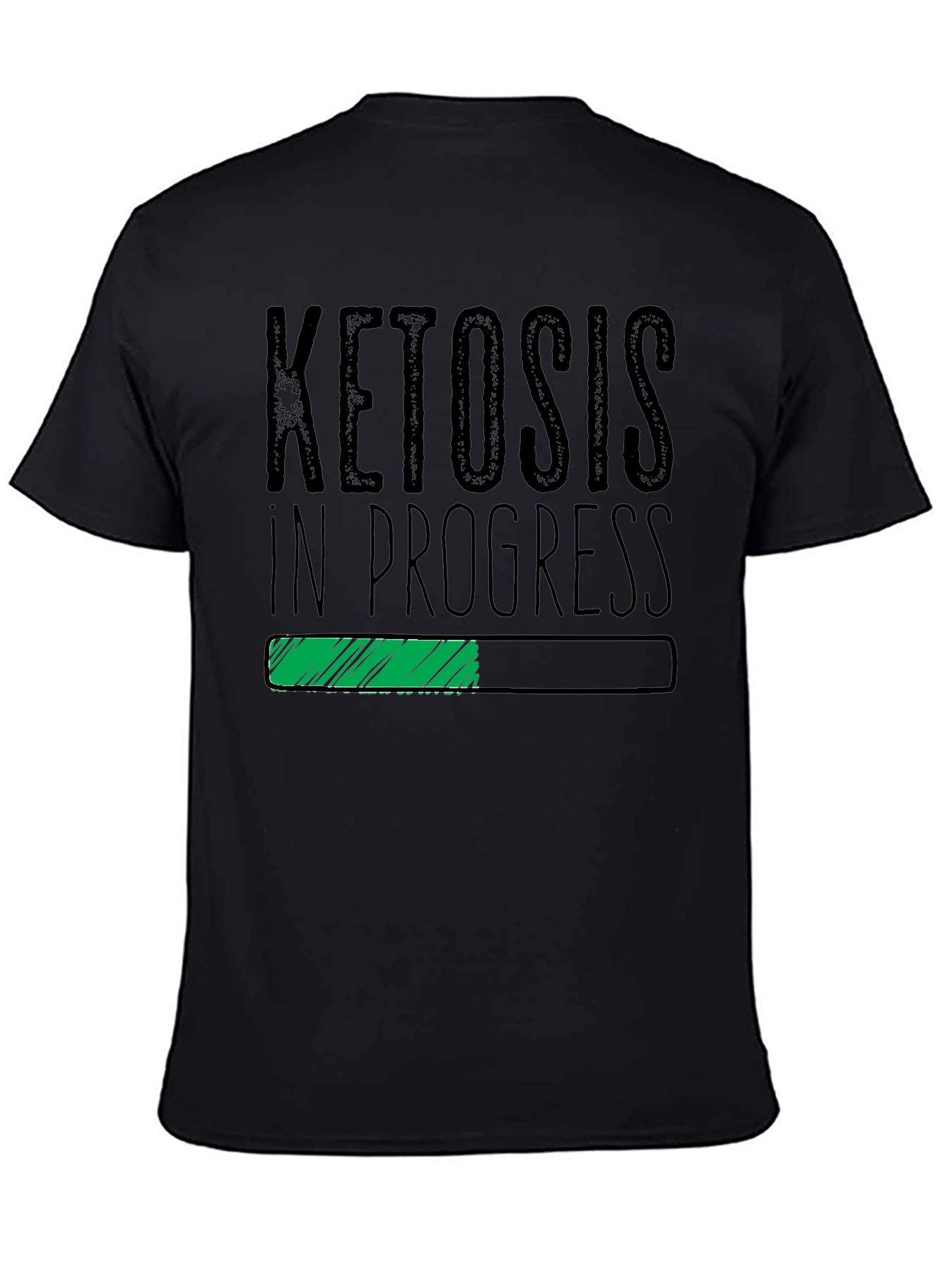 Ketosis In Progress Graphic Tee - Black