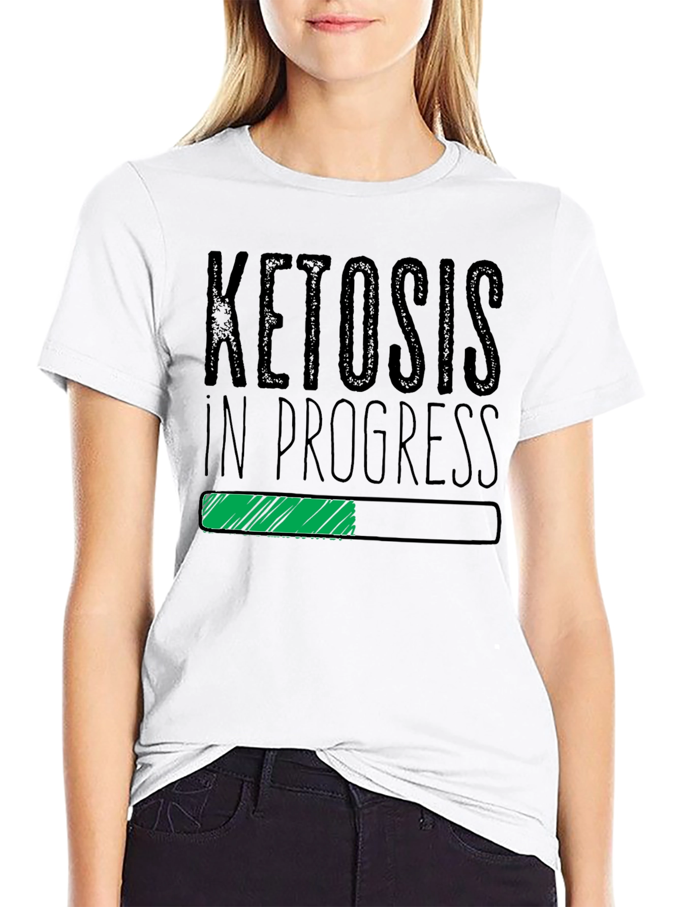 Ketosis In Progress Graphic Tee - Black
