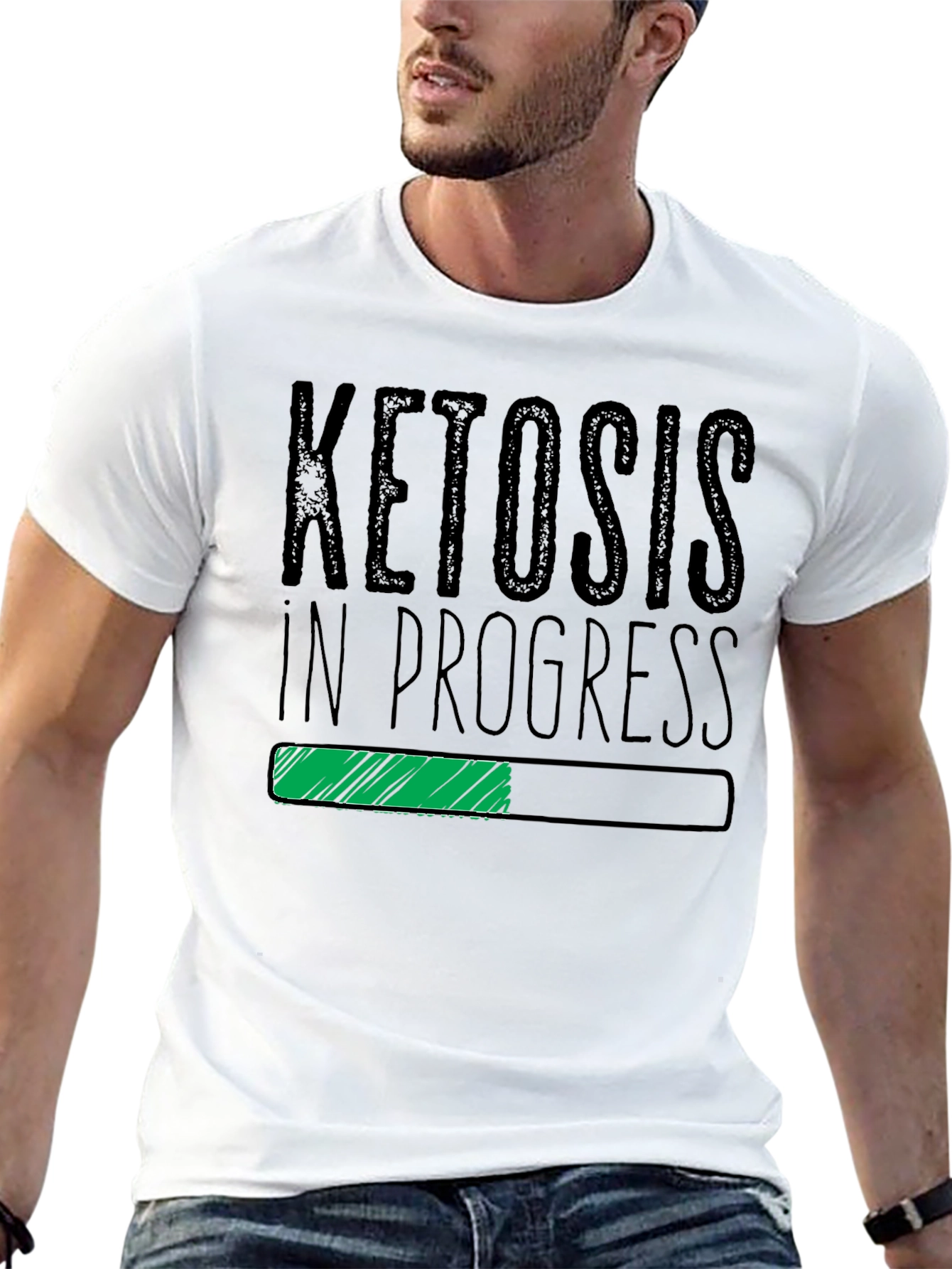 Ketosis In Progress Graphic Tee - Black