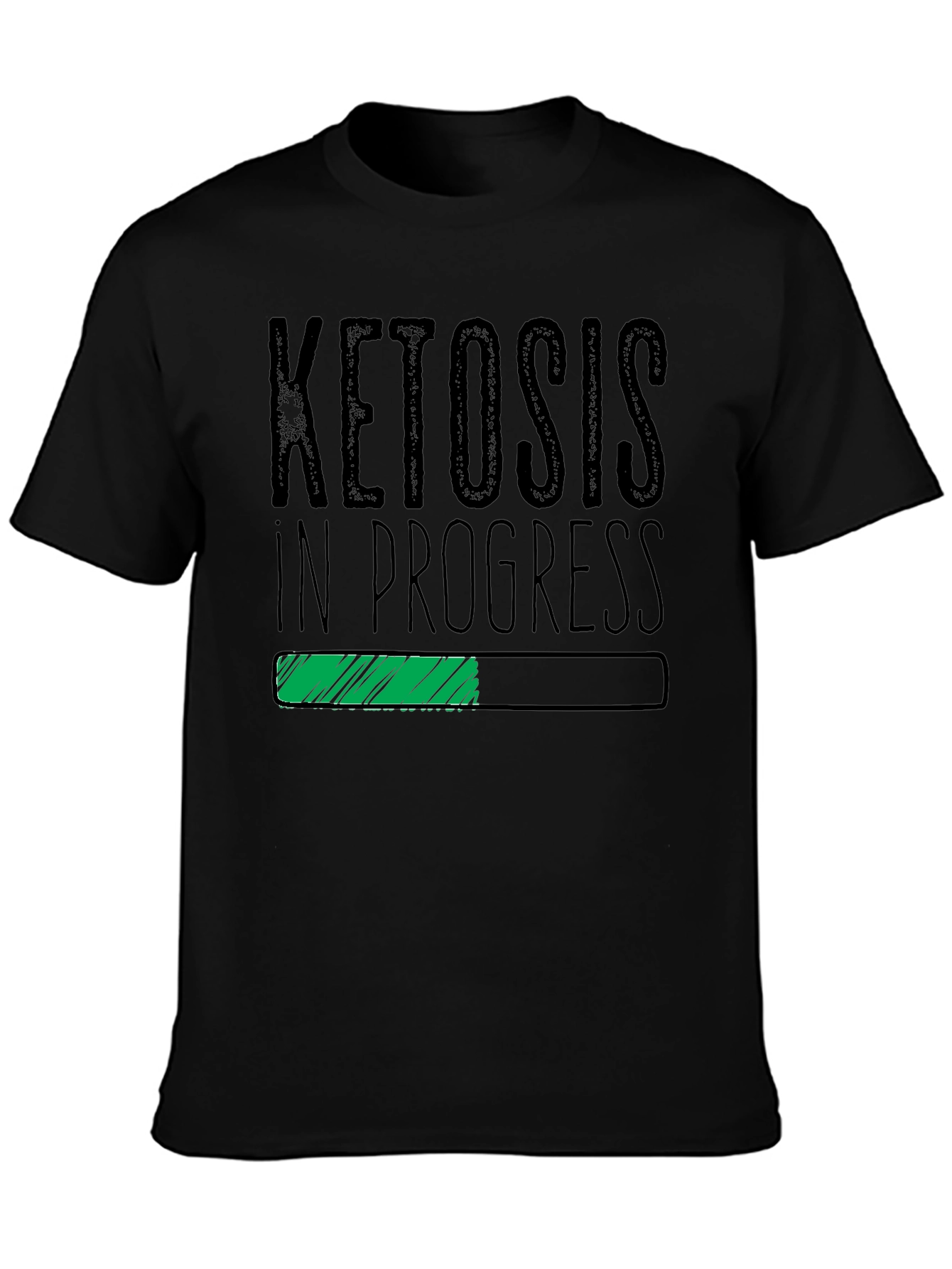 Ketosis In Progress Graphic Tee - Black