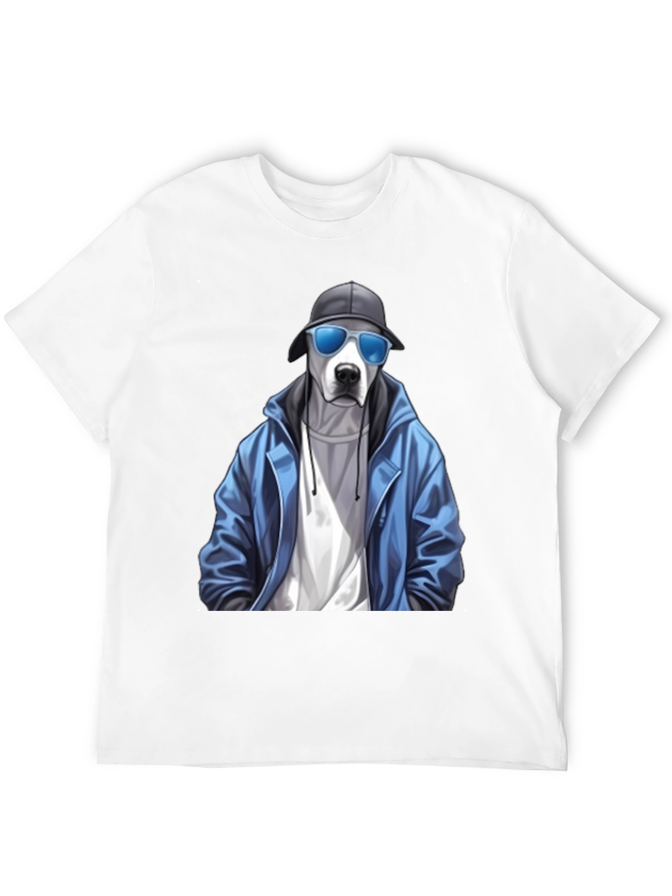 Dog with Style Black T-Shirt