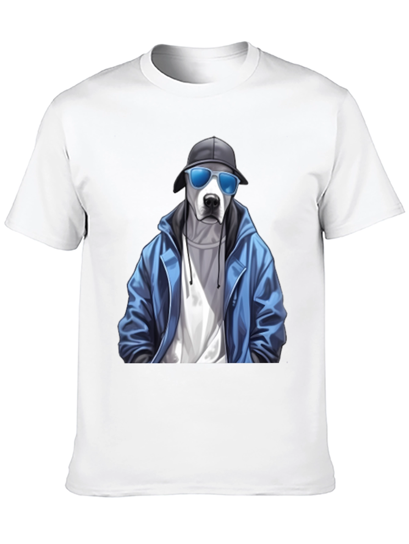 Dog with Style Black T-Shirt