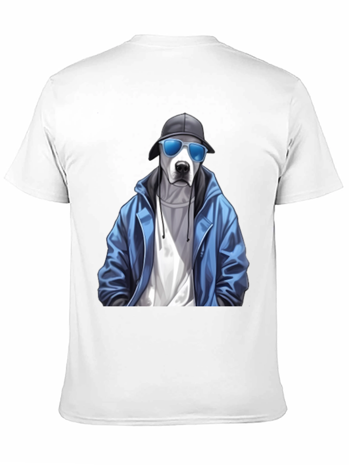 Dog with Style Black T-Shirt