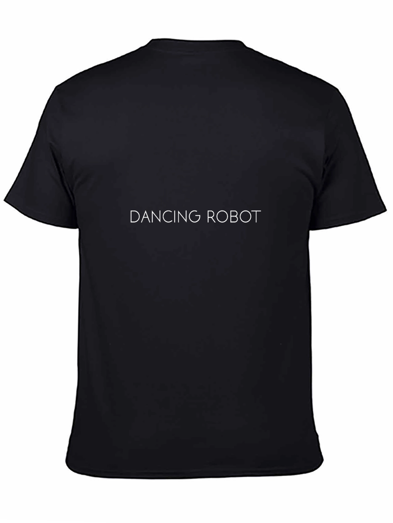 Dancing Robot Graphic Black T-Shirt
