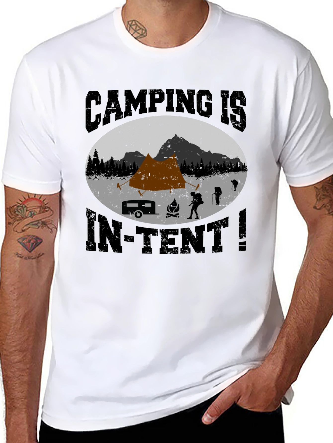 Camping Is In-Tent T-Shirt - Adventure Tee