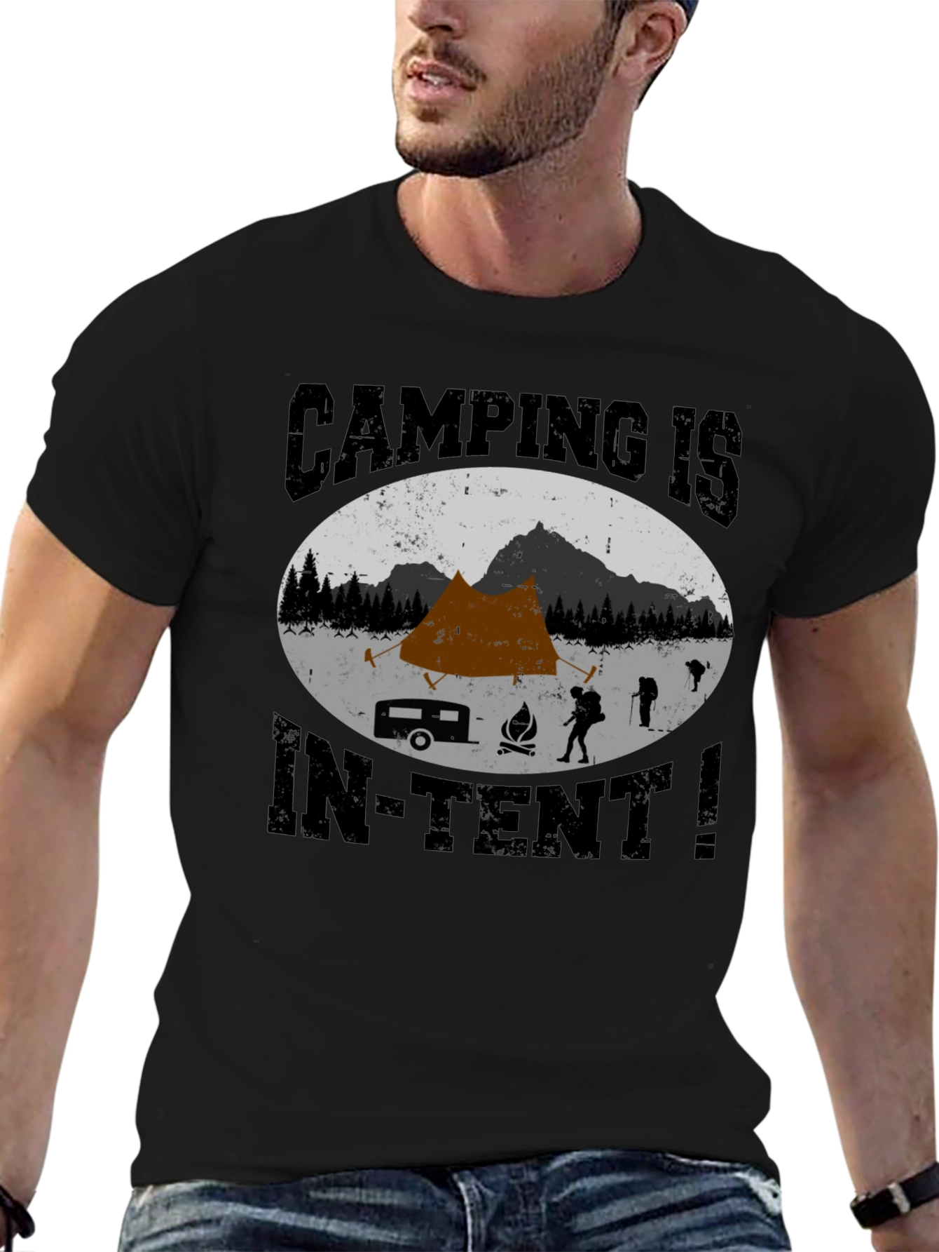Camping Is In-Tent T-Shirt - Adventure Tee