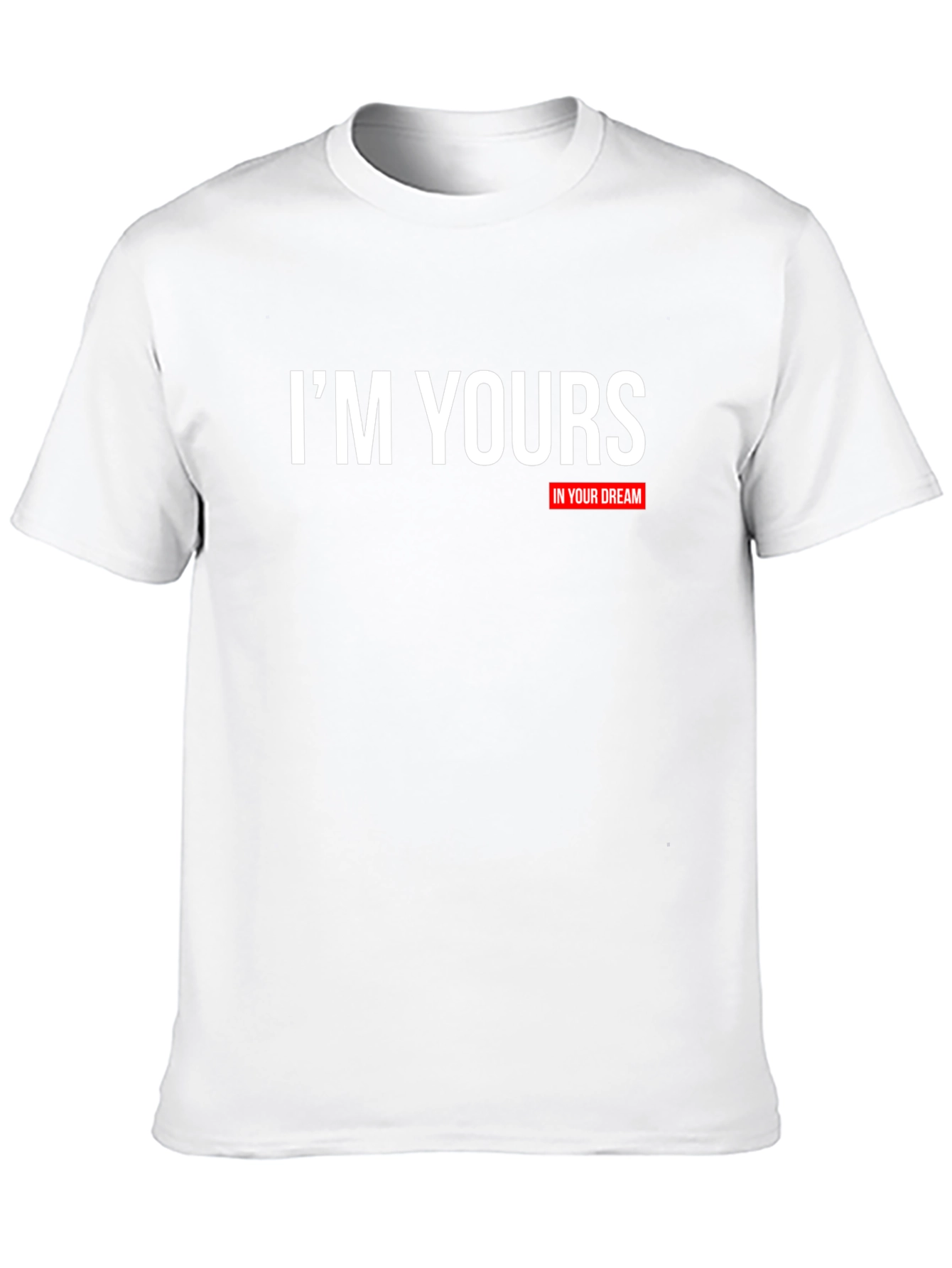 Im Yours T-Shirt - Black Short Sleeve