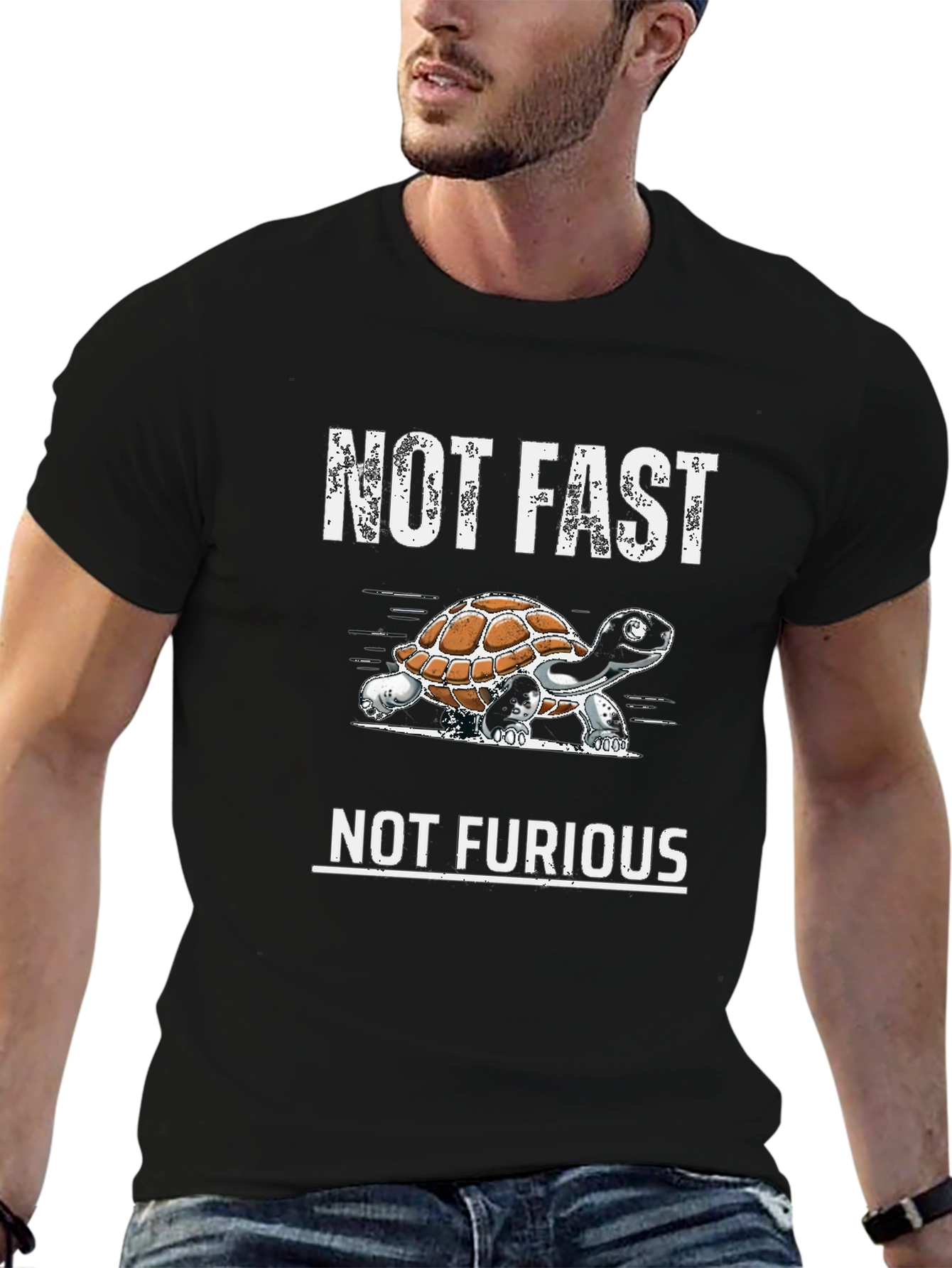 Not Fast Not Furious Turtle T-Shirt