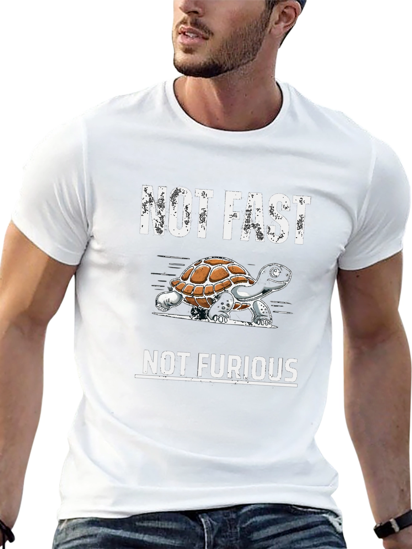 Not Fast Not Furious Turtle T-Shirt