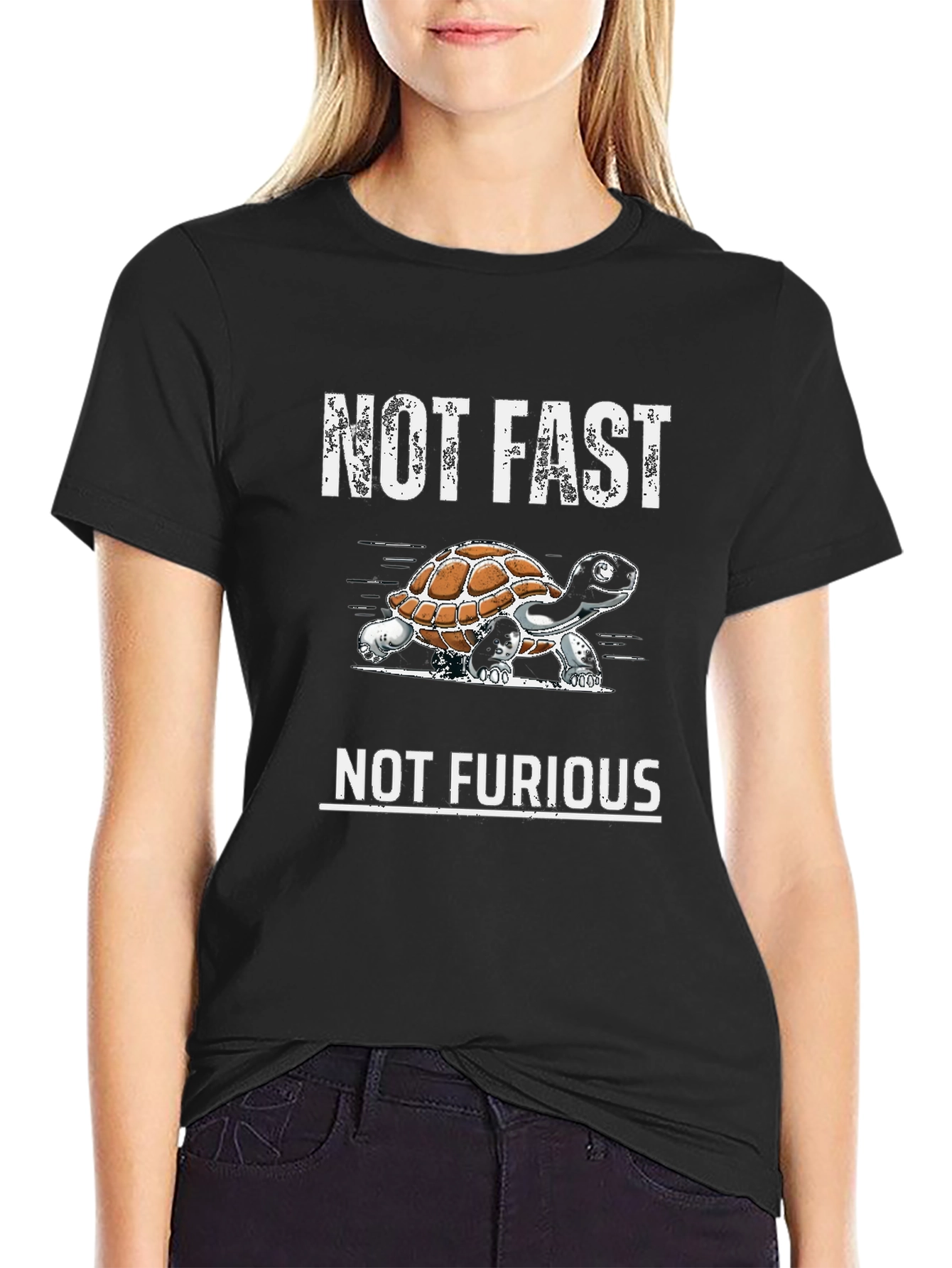Not Fast Not Furious Turtle T-Shirt