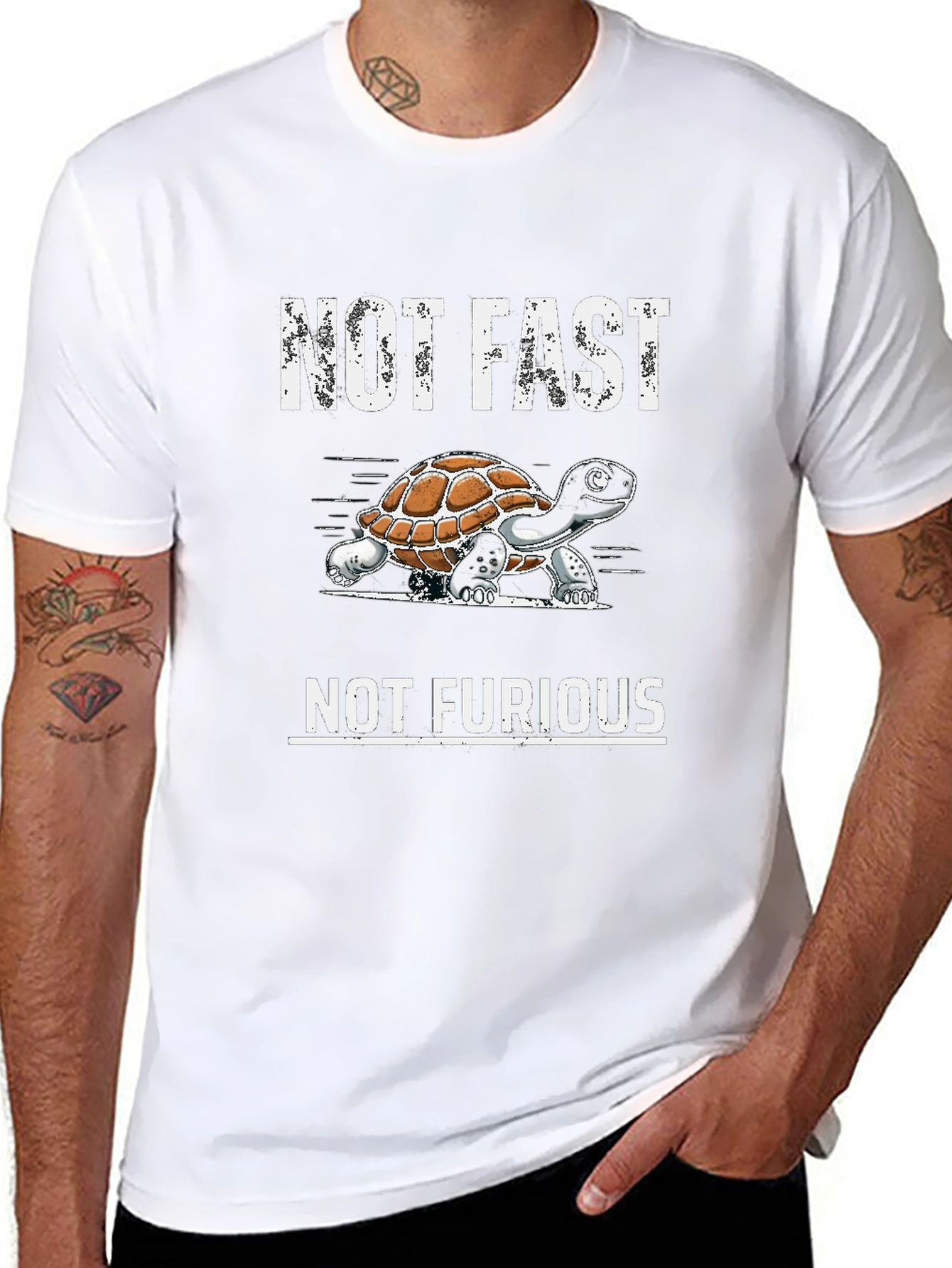Not Fast Not Furious Turtle T-Shirt