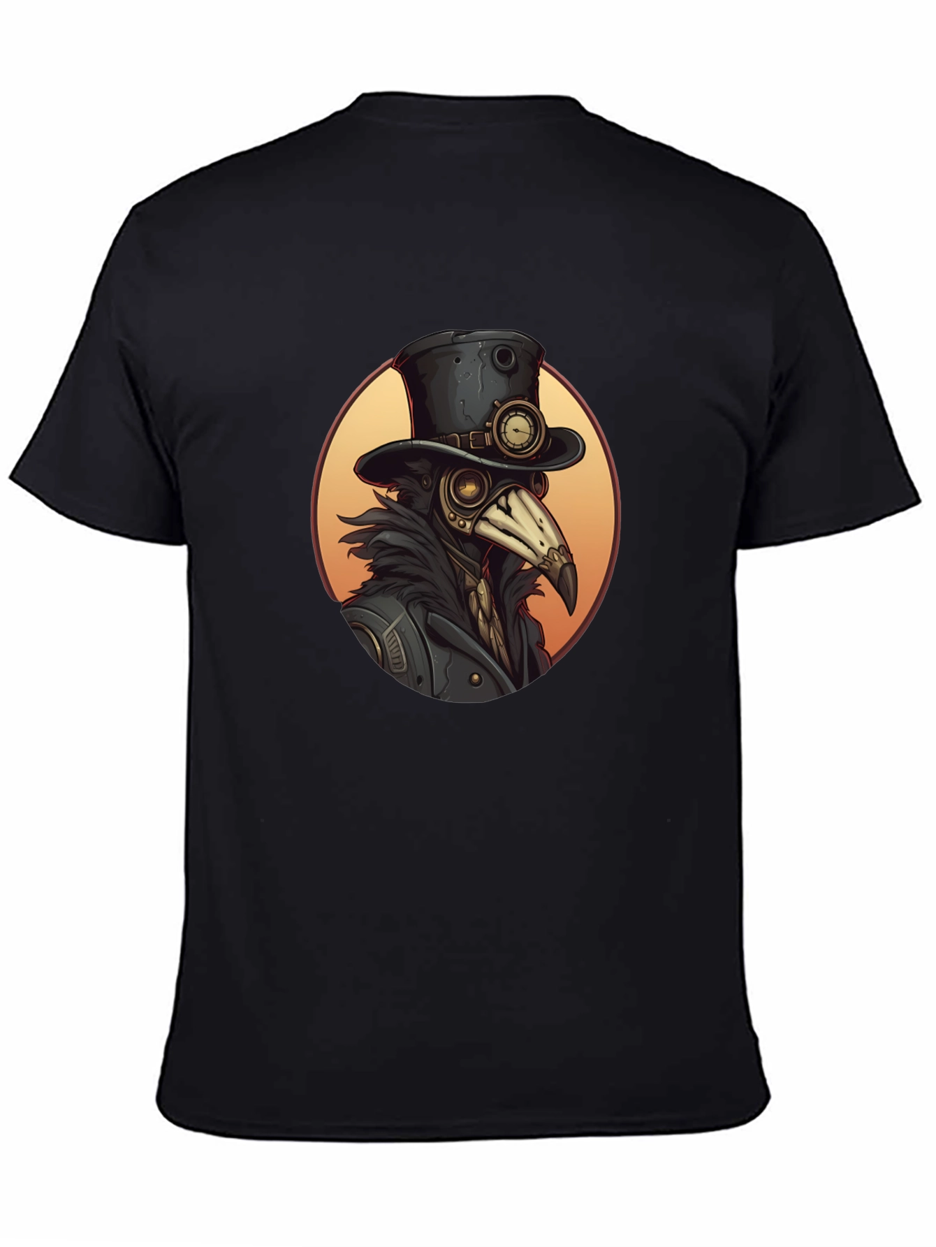 Steampunk Plague Doctor Graphic Tee - Unique Design
