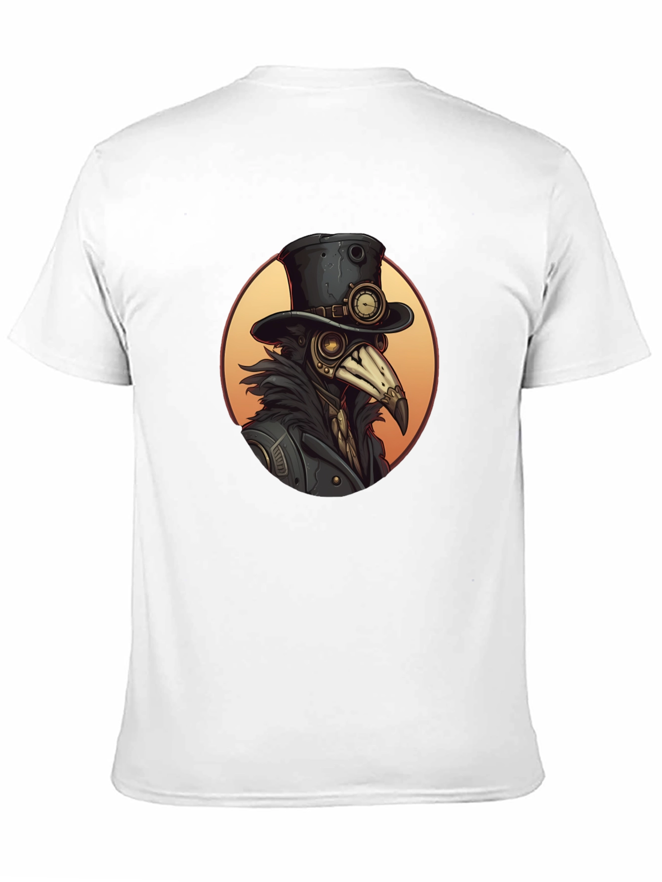 Steampunk Plague Doctor Graphic Tee - Unique Design