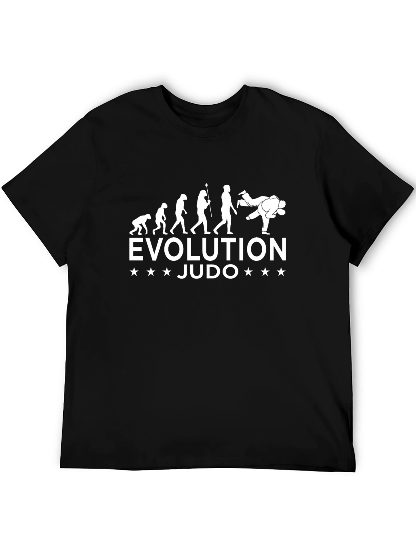 Judo Evolution Black T-Shirt Martial Arts Athlete