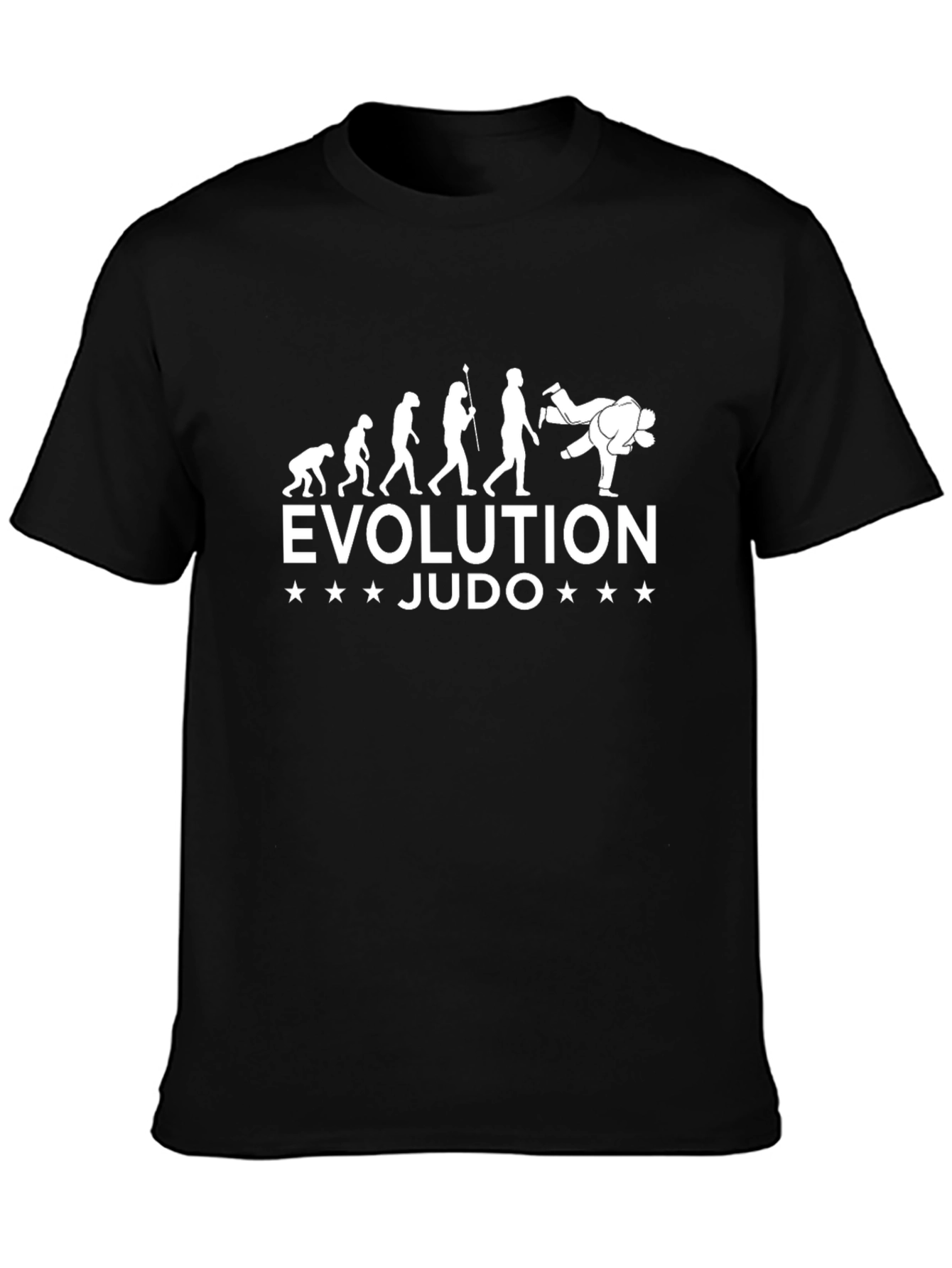 Judo Evolution Black T-Shirt Martial Arts Athlete