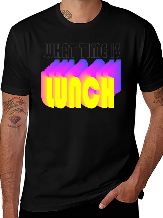 What Time Is Lunch T-Shirt - Funny Foodie Tee