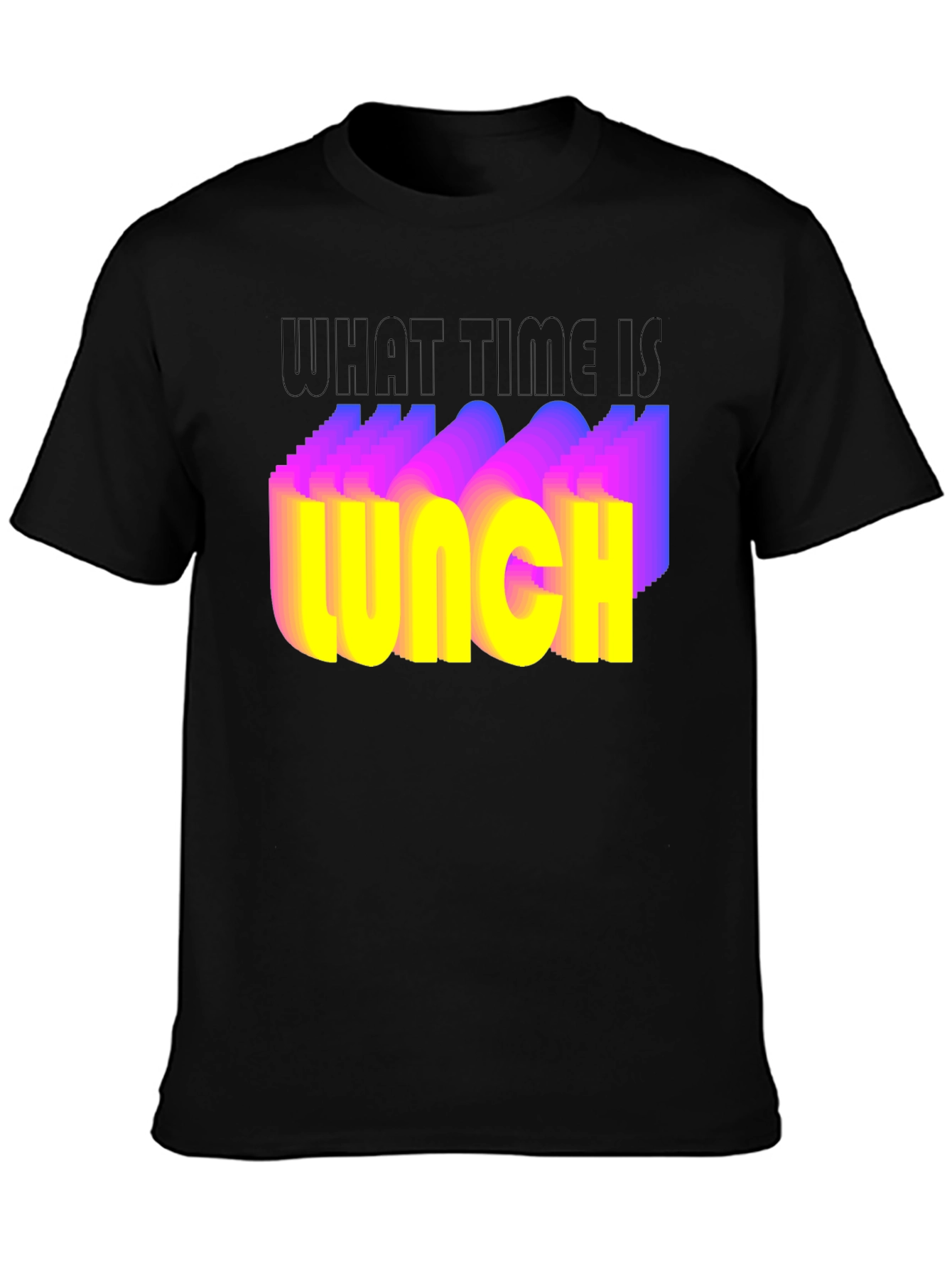 What Time Is Lunch T-Shirt - Funny Foodie Tee