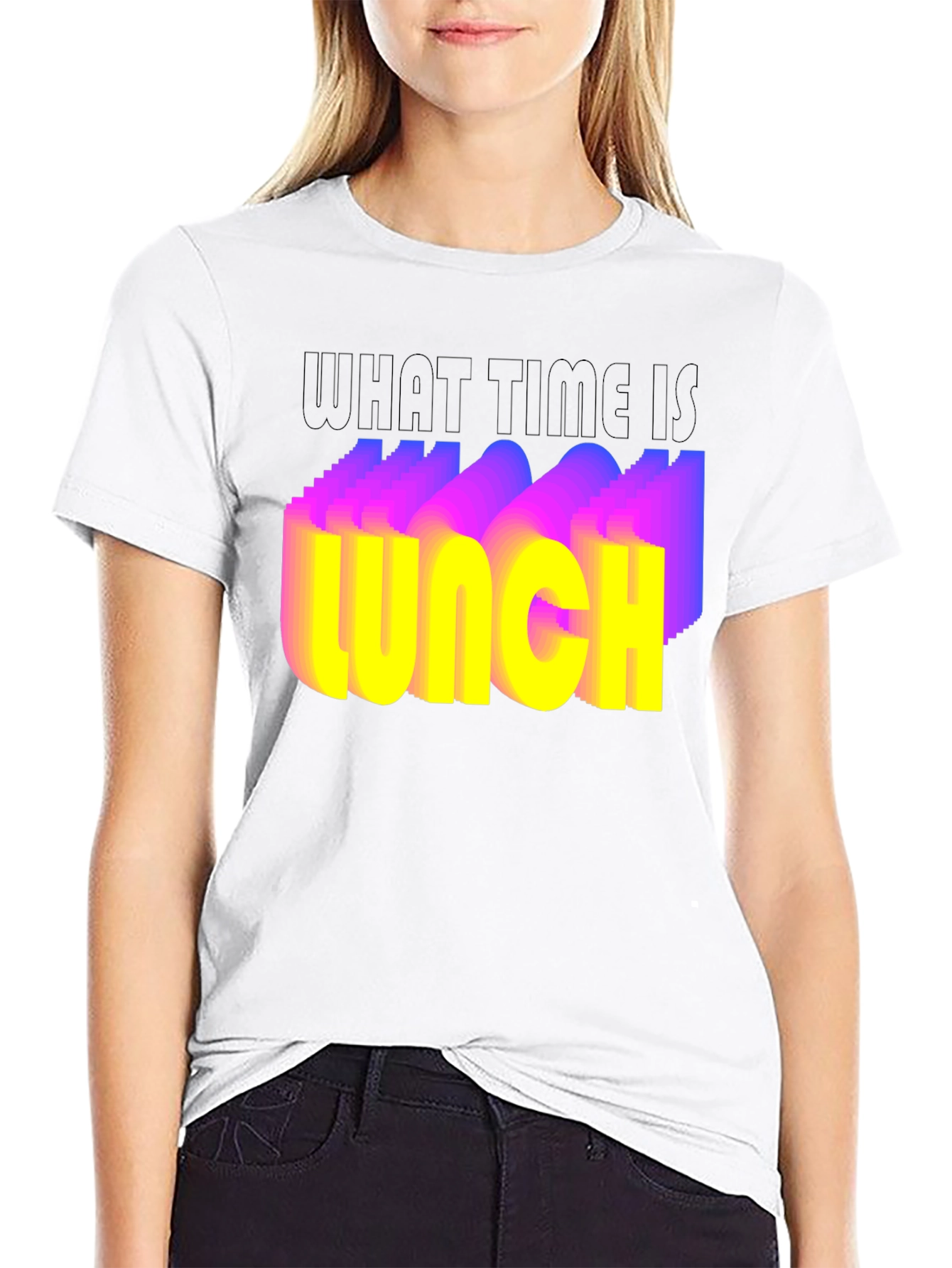 What Time Is Lunch T-Shirt - Funny Foodie Tee