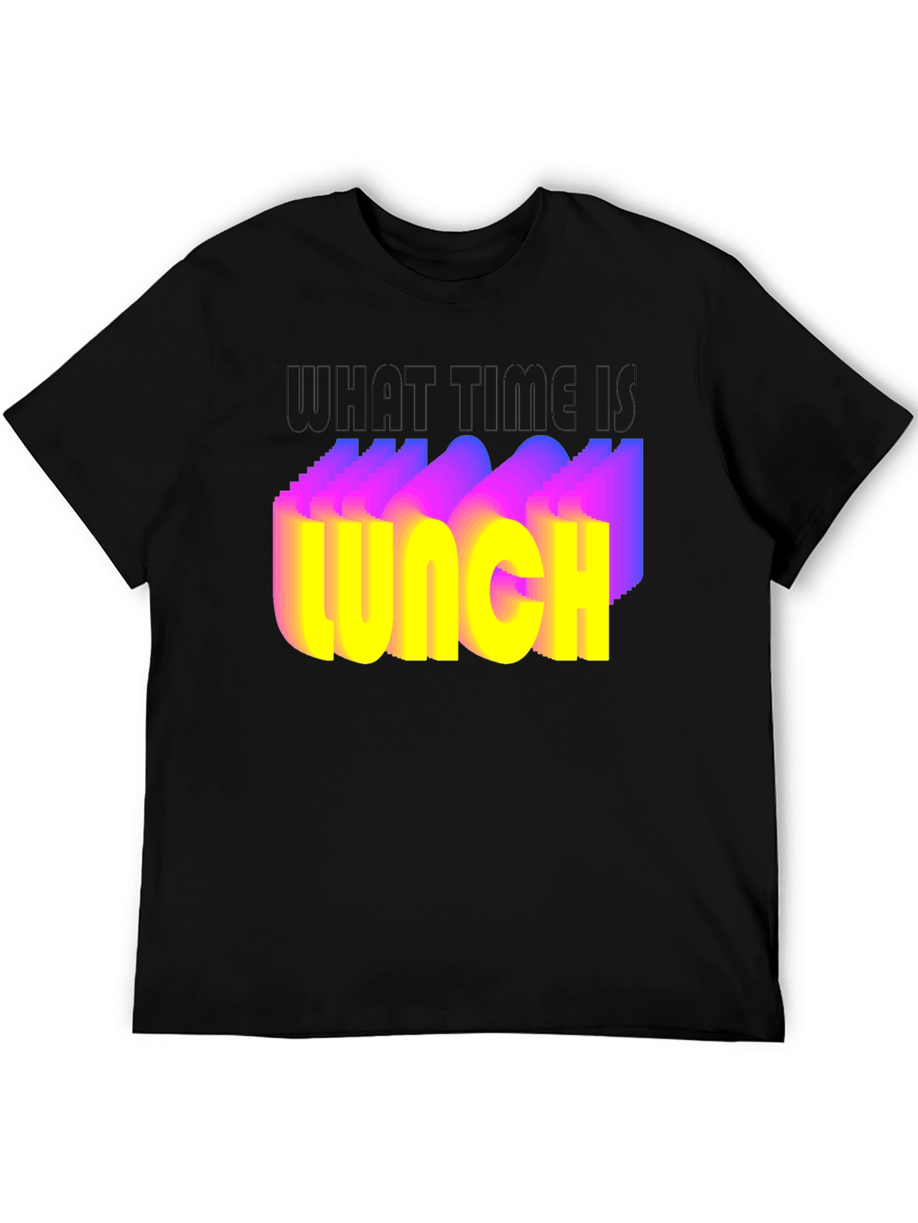 What Time Is Lunch T-Shirt - Funny Foodie Tee
