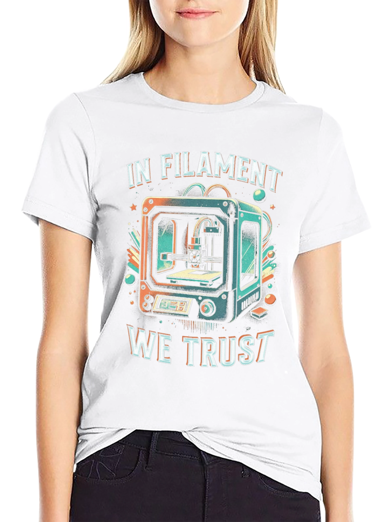 In Filament We Trust 3D Printing T-Shirt