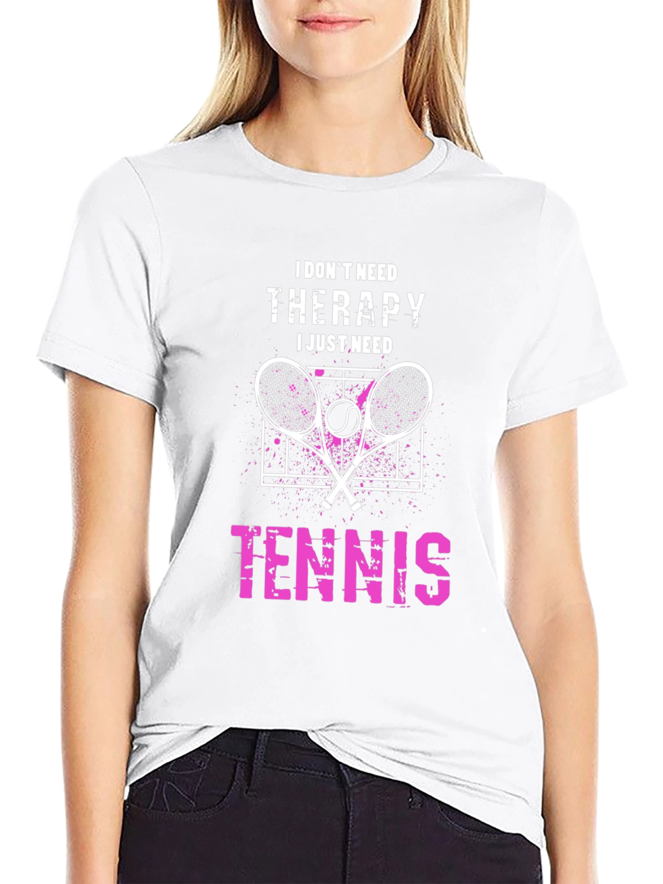 Tennis Therapy T-Shirt:  I Dont Need Therapy
