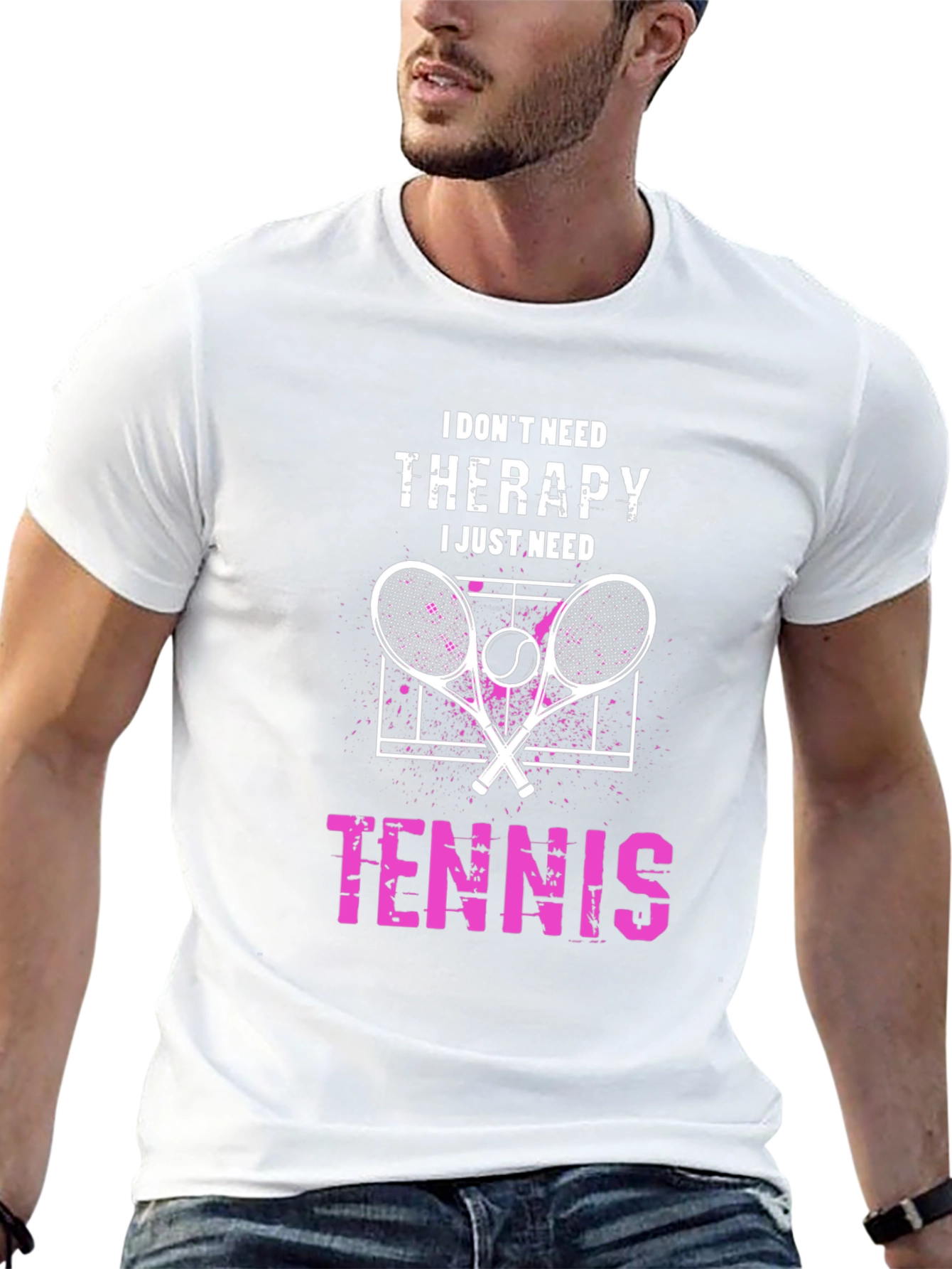 Tennis Therapy T-Shirt:  I Dont Need Therapy