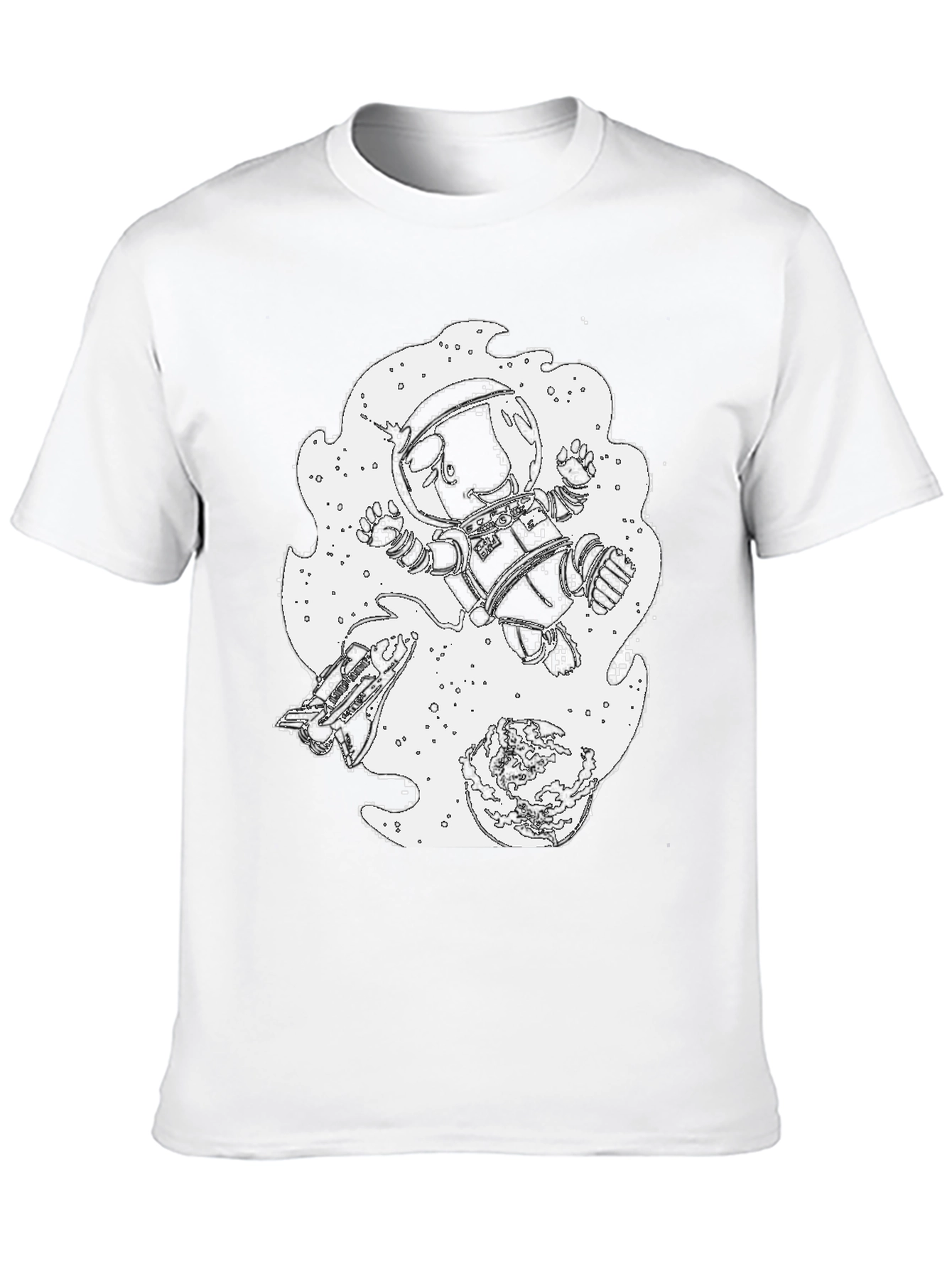Astronaut Graphic Tee - Space Exploration Shirt