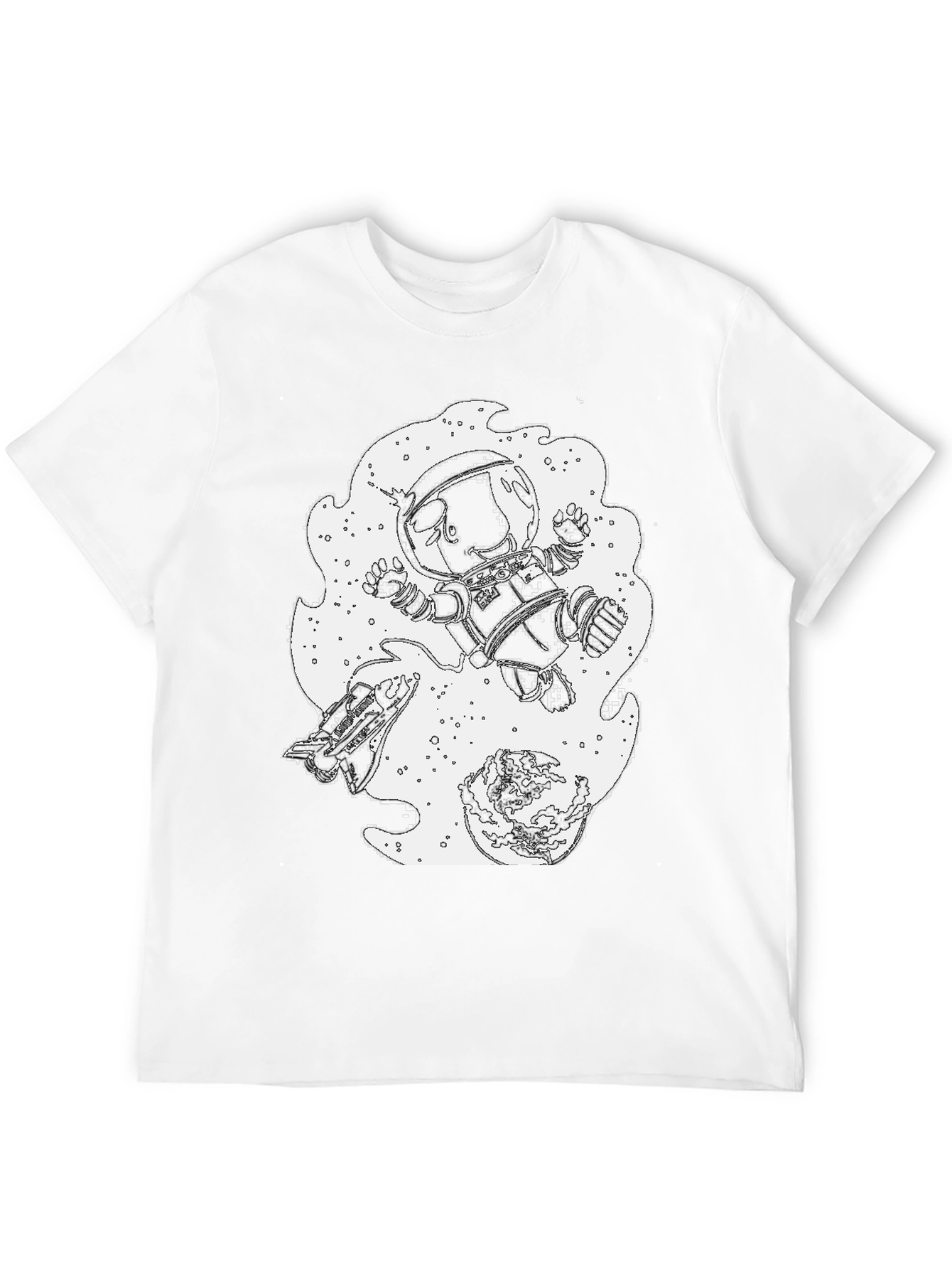 Astronaut Graphic Tee - Space Exploration Shirt