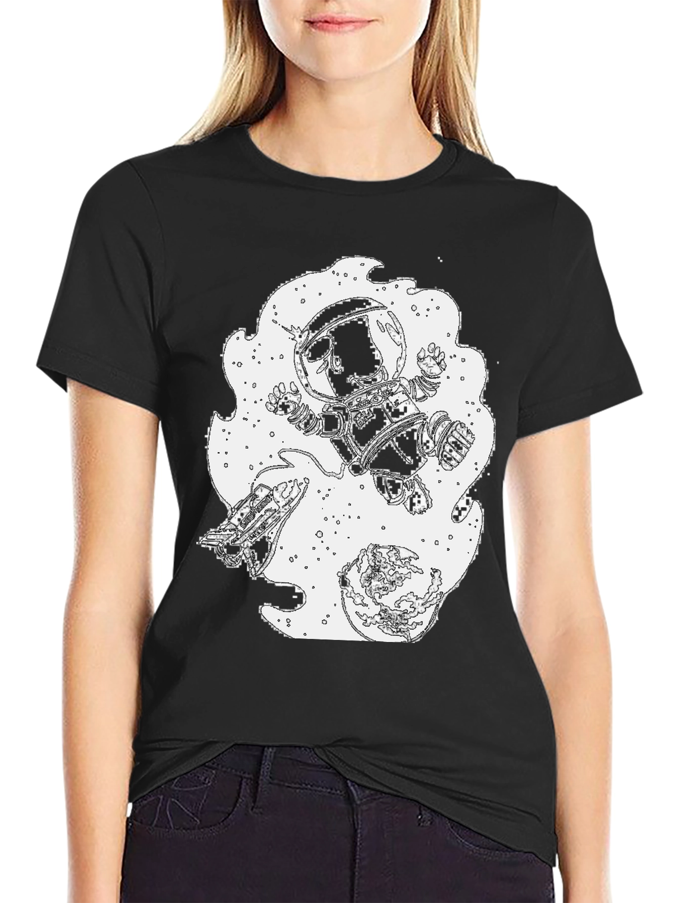 Astronaut Graphic Tee - Space Exploration Shirt