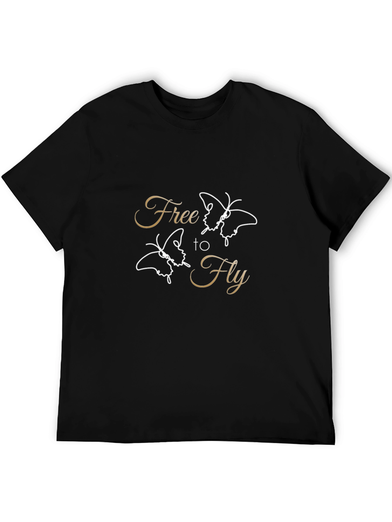 Free to Fly Graphic T-Shirt - Black