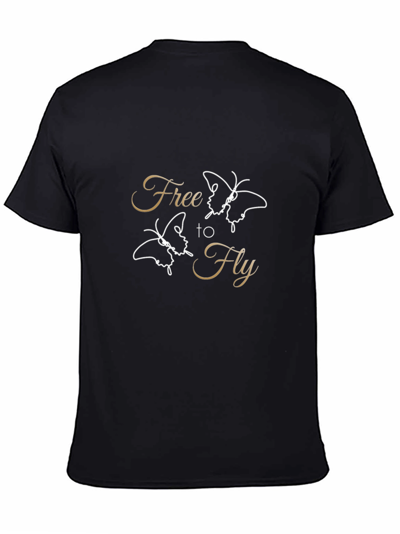 Free to Fly Graphic T-Shirt - Black