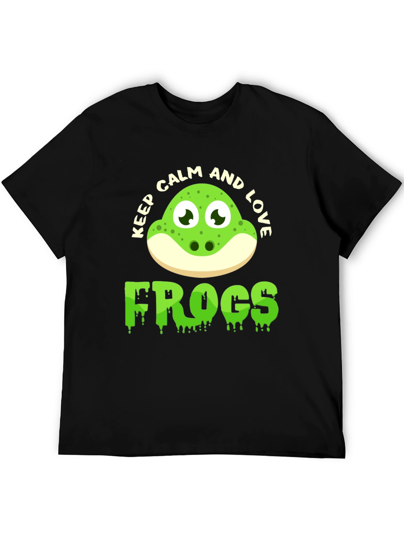 Keep Calm and Love Frogs Graphic Tee