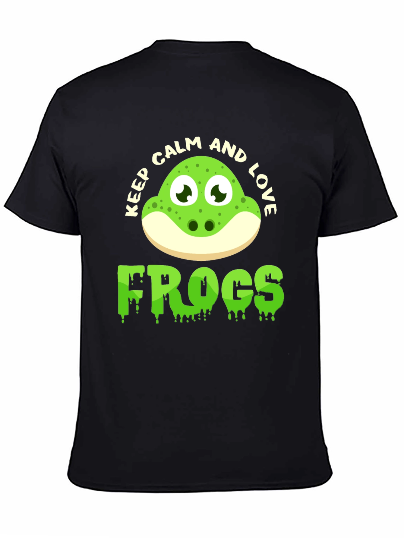 Keep Calm and Love Frogs Graphic Tee