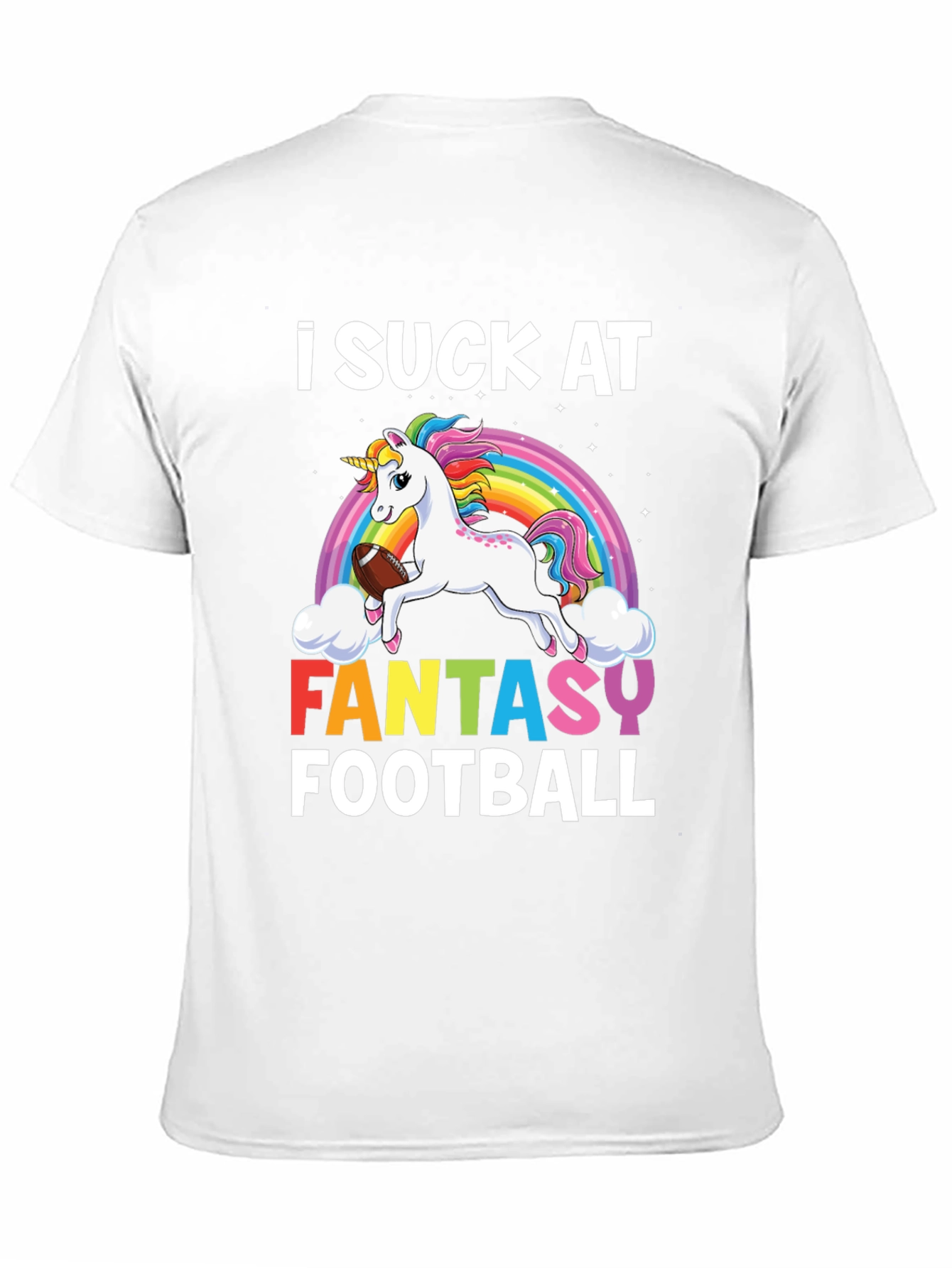 Funny Fantasy Football Unicorn T-Shirt