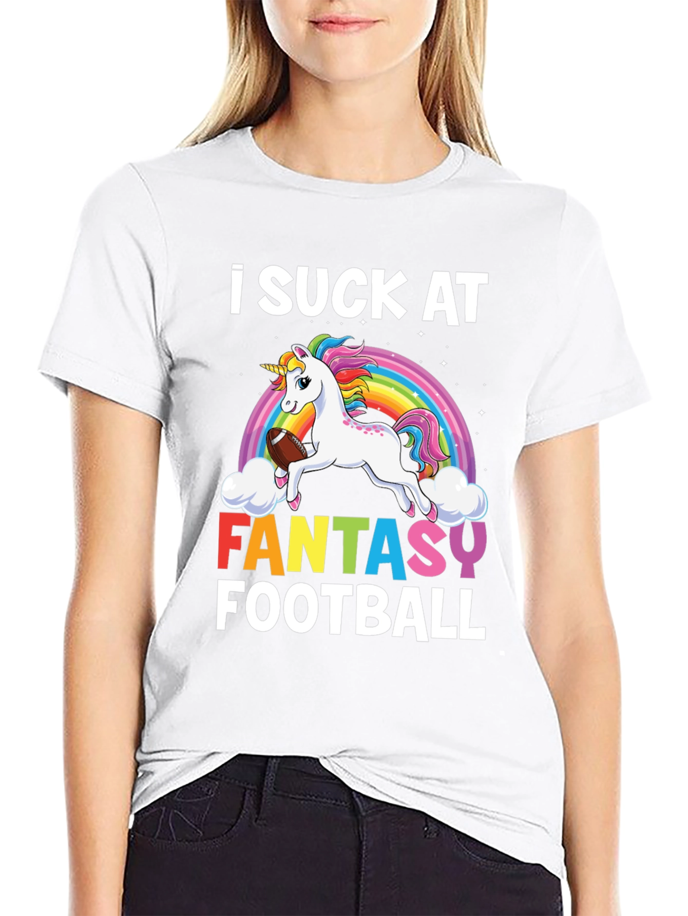 Funny Fantasy Football Unicorn T-Shirt