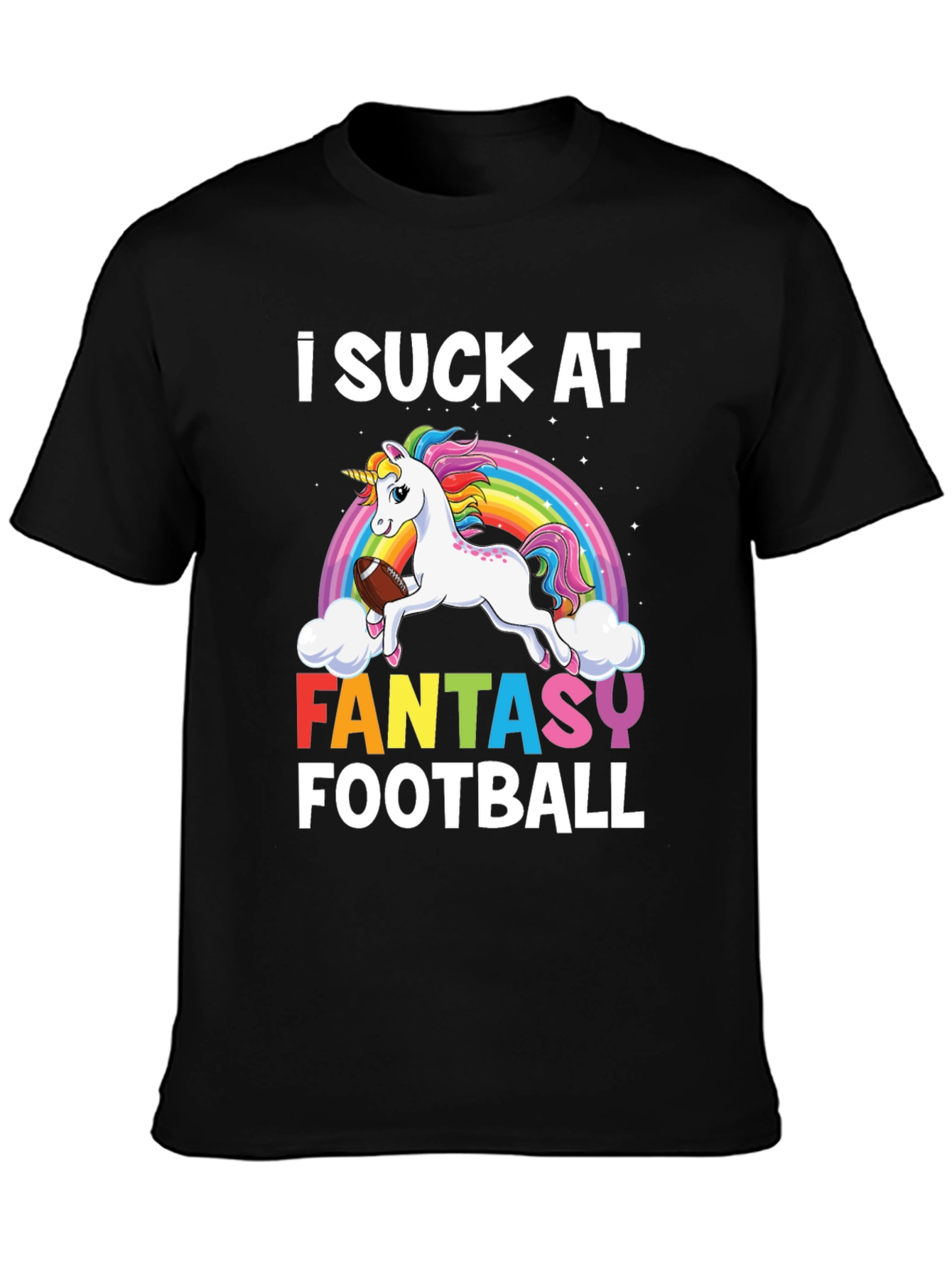 Funny Fantasy Football Unicorn T-Shirt