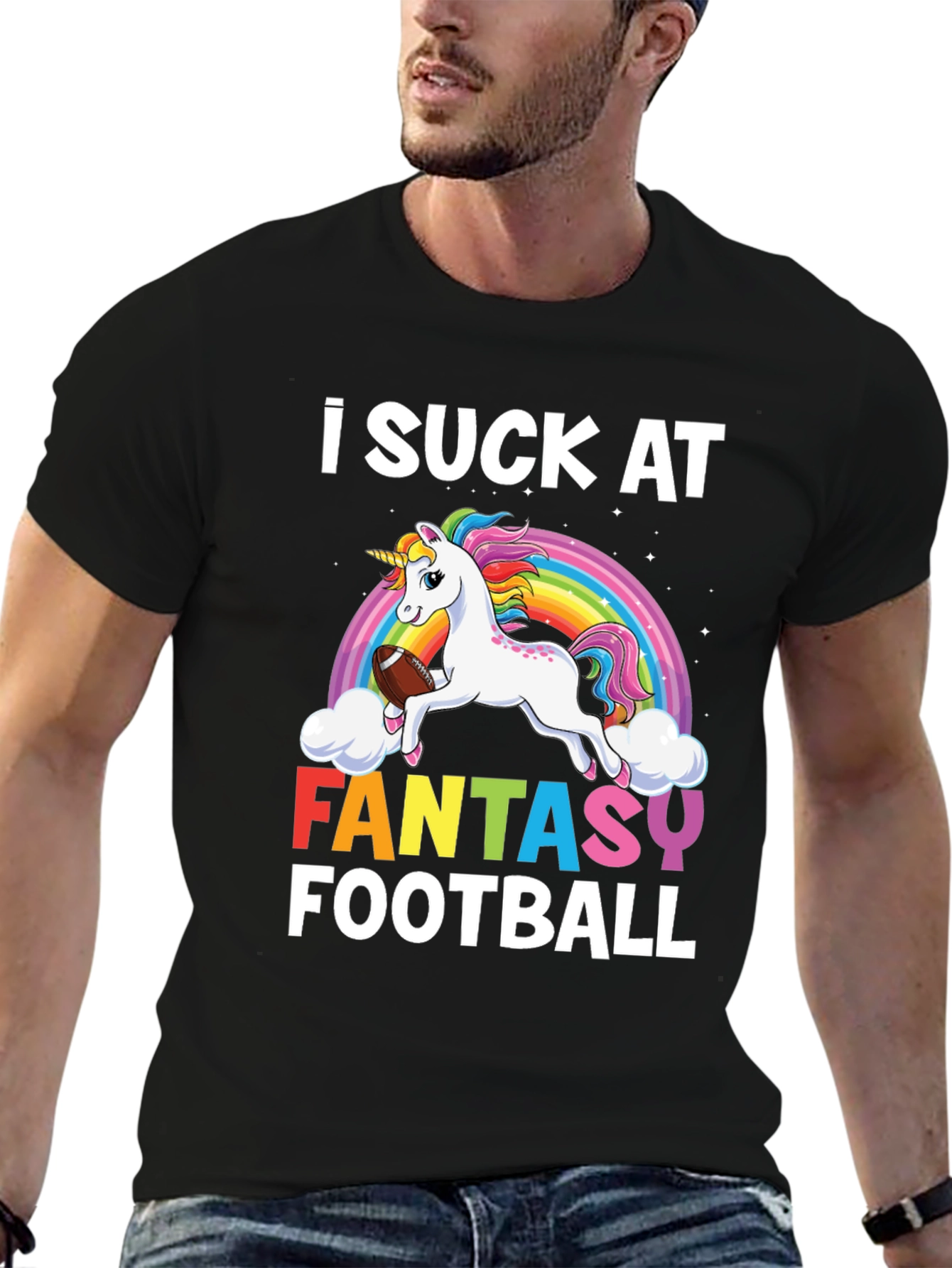 Funny Fantasy Football Unicorn T-Shirt