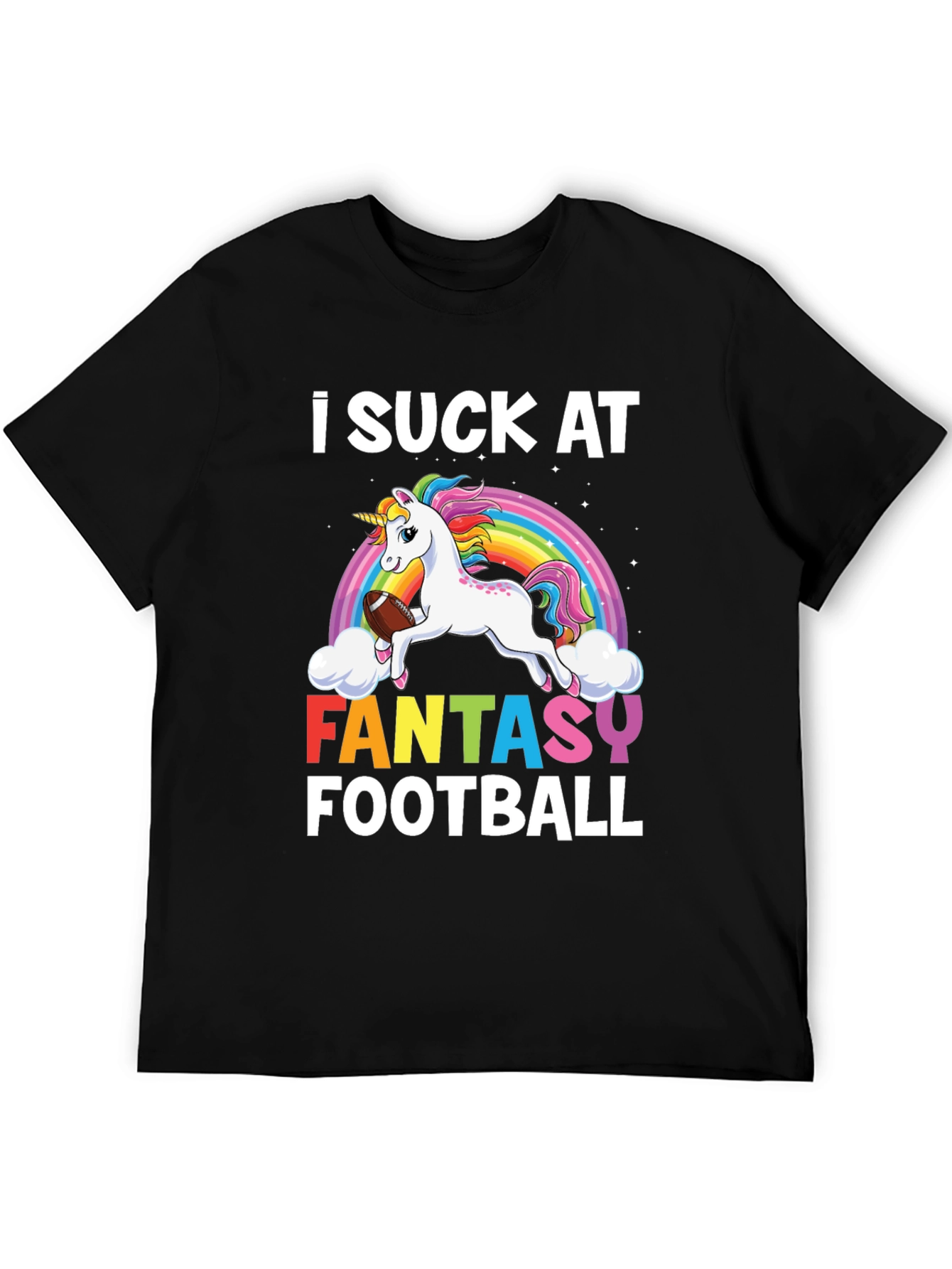 Funny Fantasy Football Unicorn T-Shirt