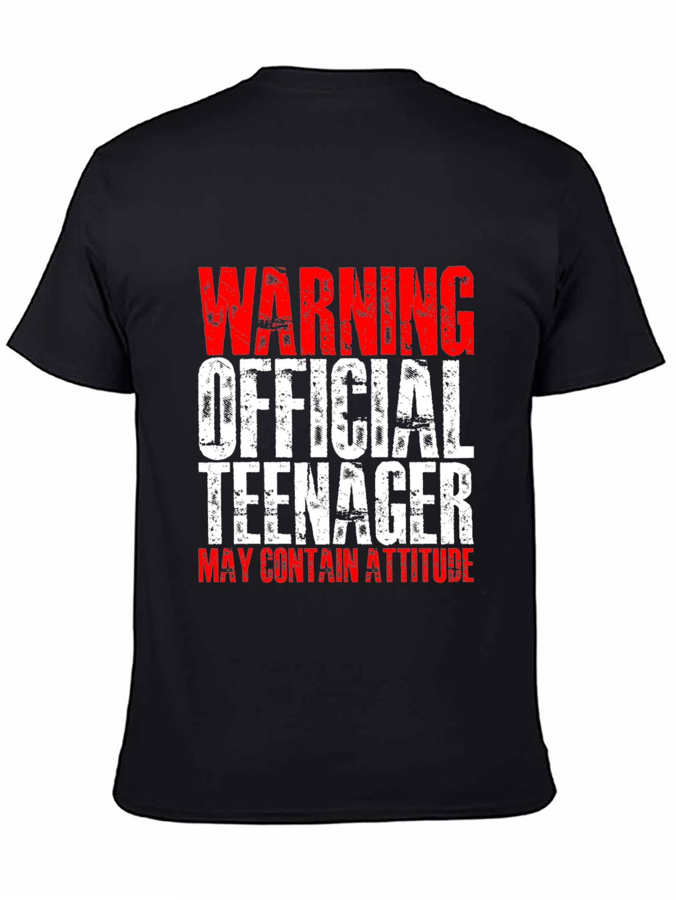 Warning Official Teenager T-Shirt - Funny Teen Gift