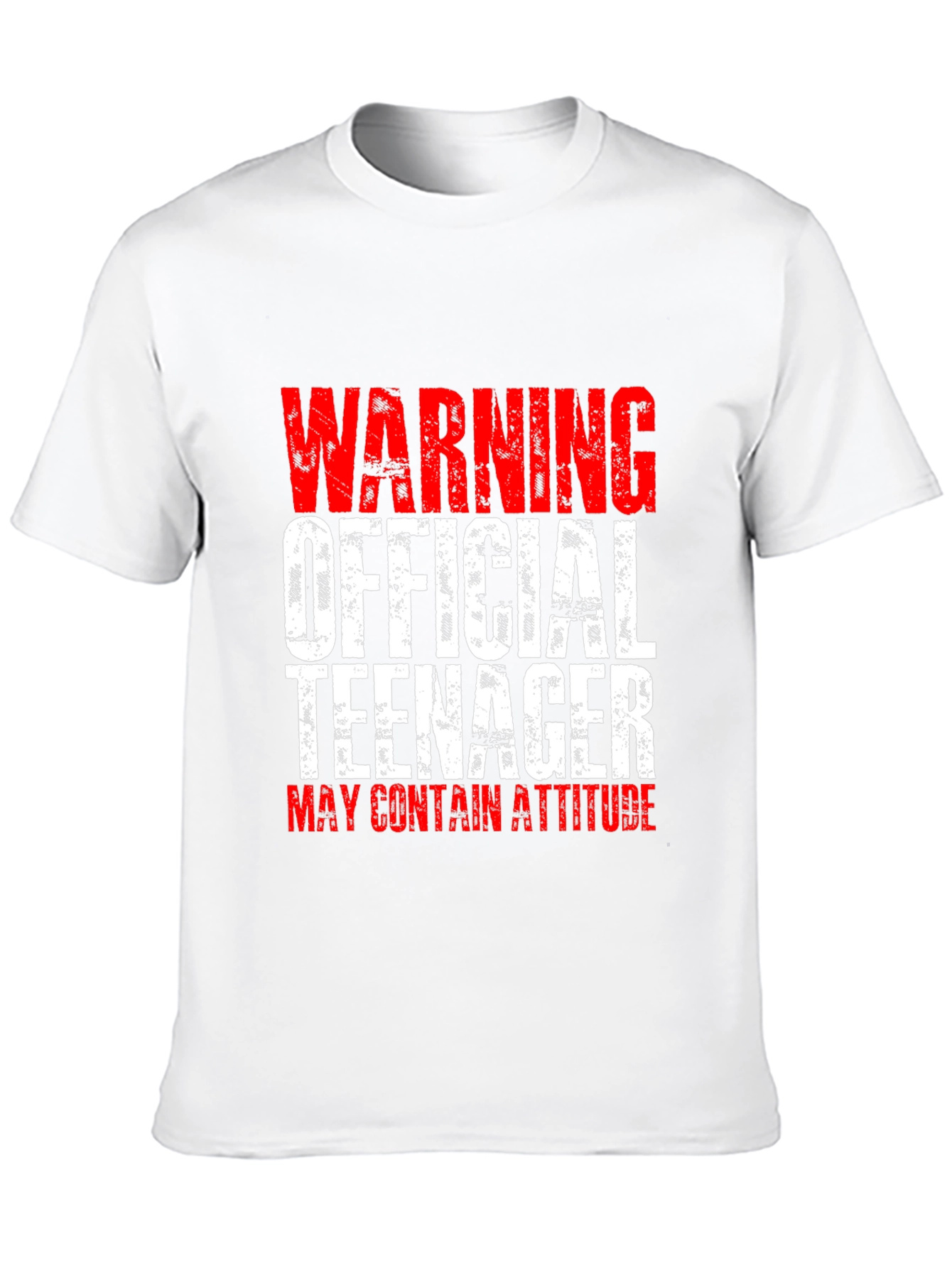 Warning Official Teenager T-Shirt - Funny Teen Gift