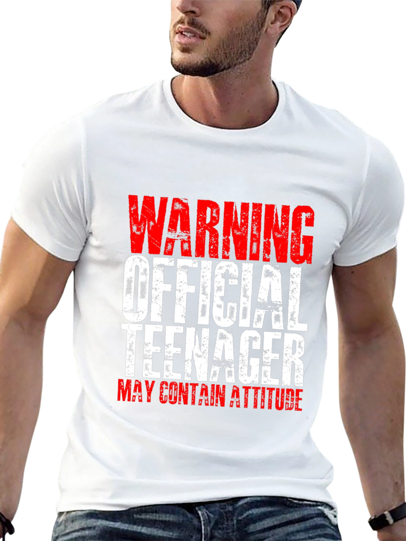 Warning Official Teenager T-Shirt - Funny Teen Gift