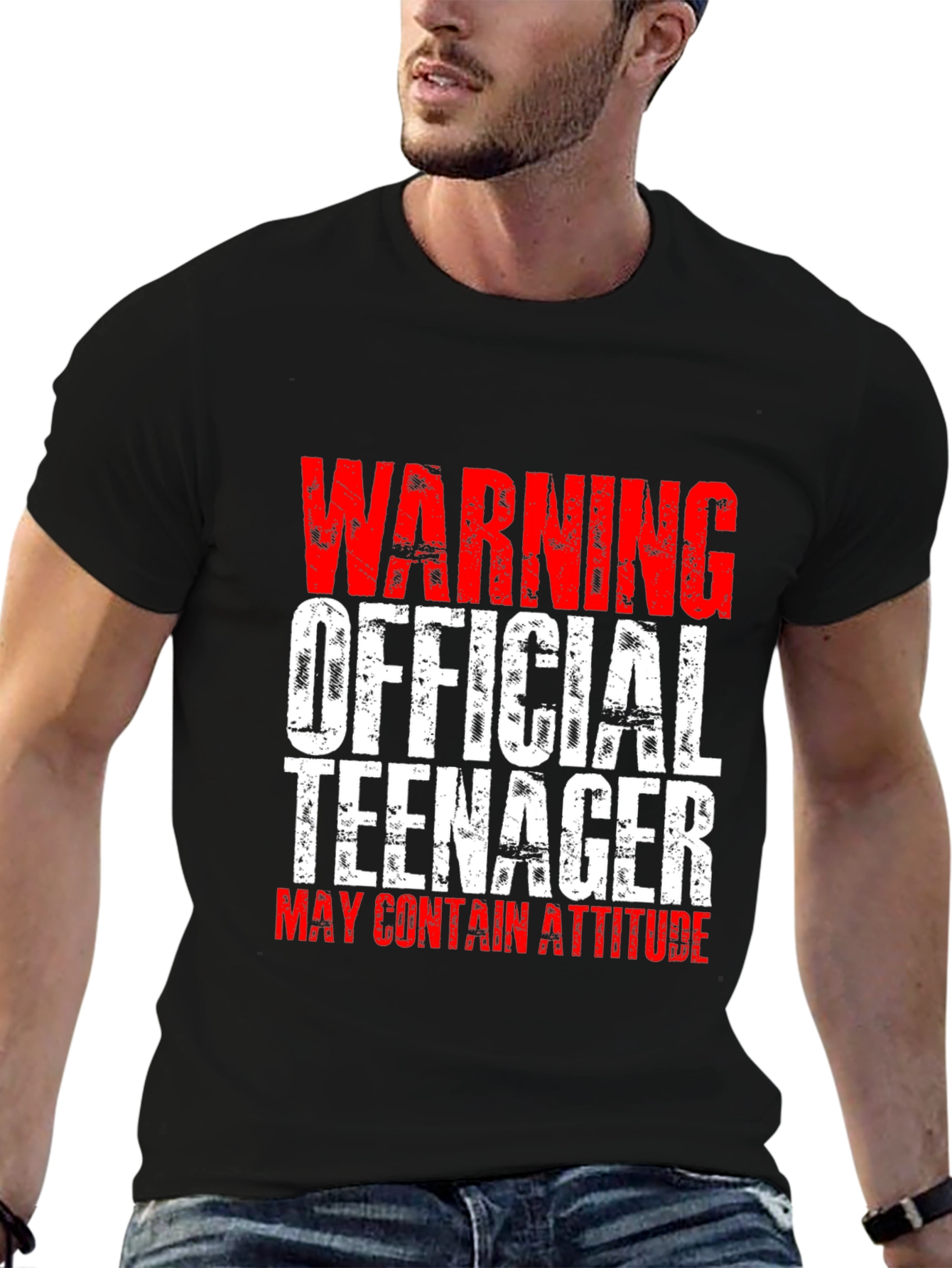 Warning Official Teenager T-Shirt - Funny Teen Gift