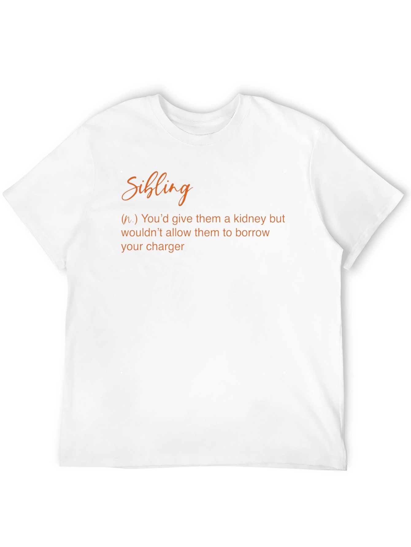 Funny Sibling Definition Graphic T-Shirt