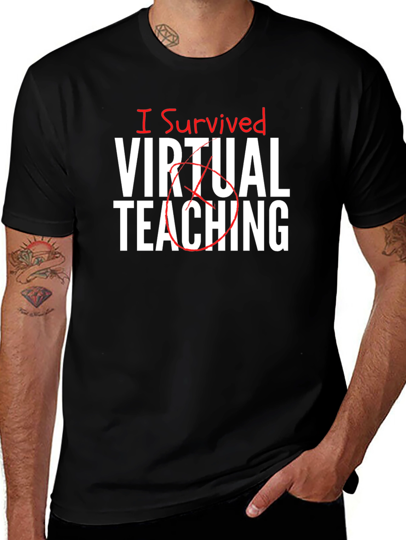 I Survived Virtual Teaching T-Shirt