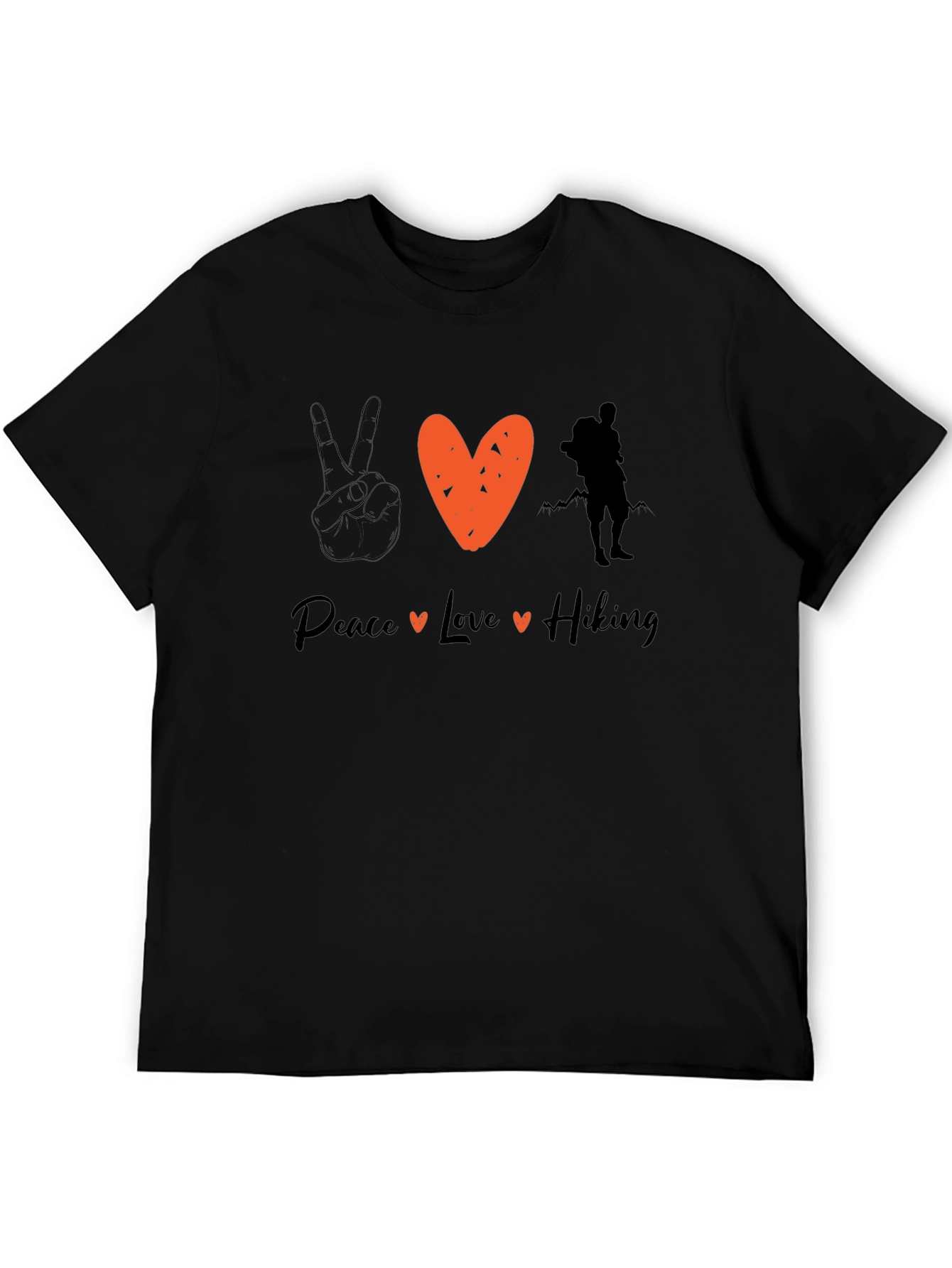 Peace Love Hiking Graphic Tee