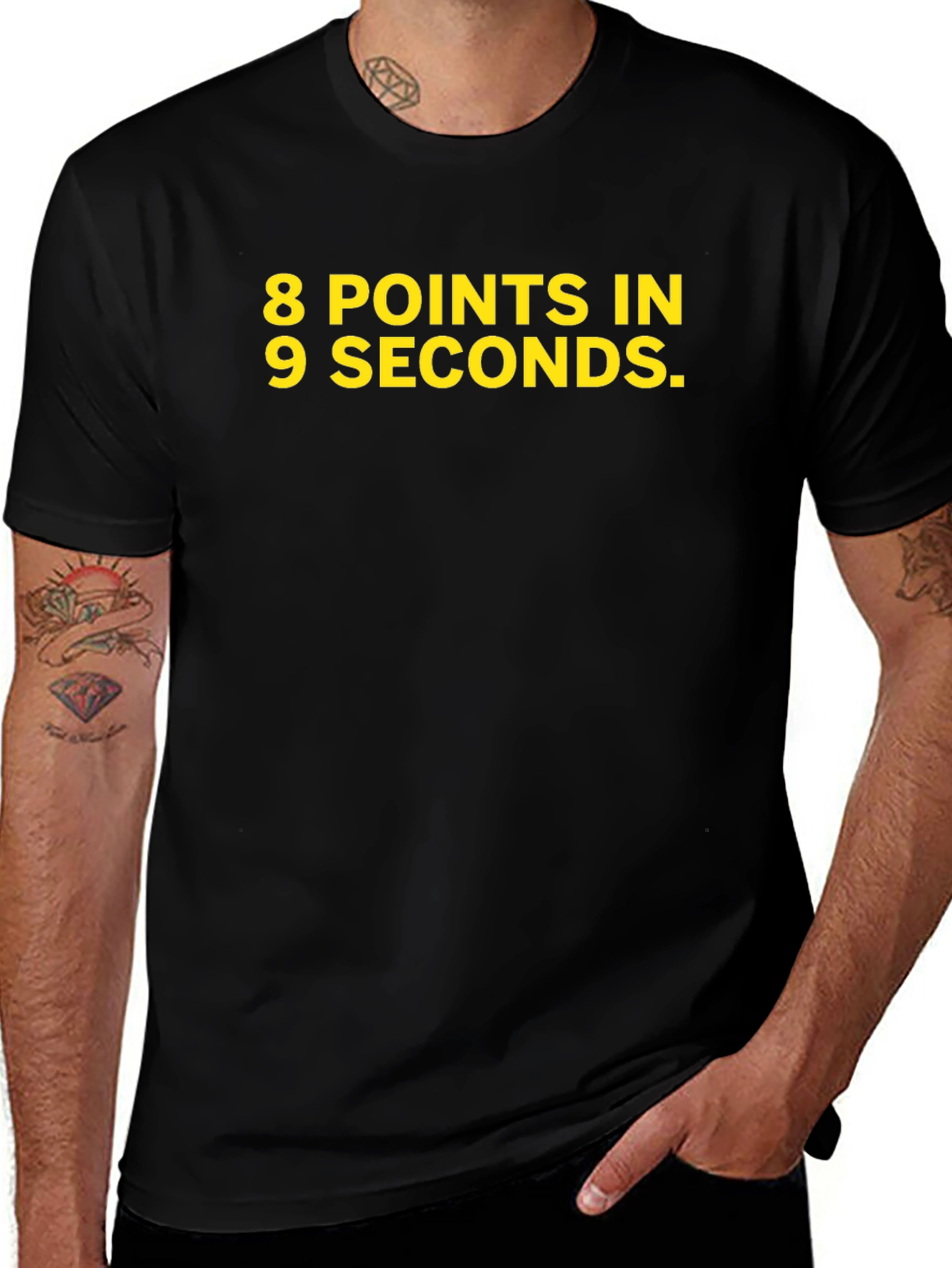 8 Points in 9 Seconds Graphic T-Shirt