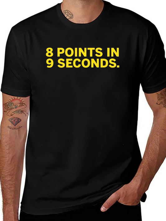 8 Points in 9 Seconds Graphic T-Shirt