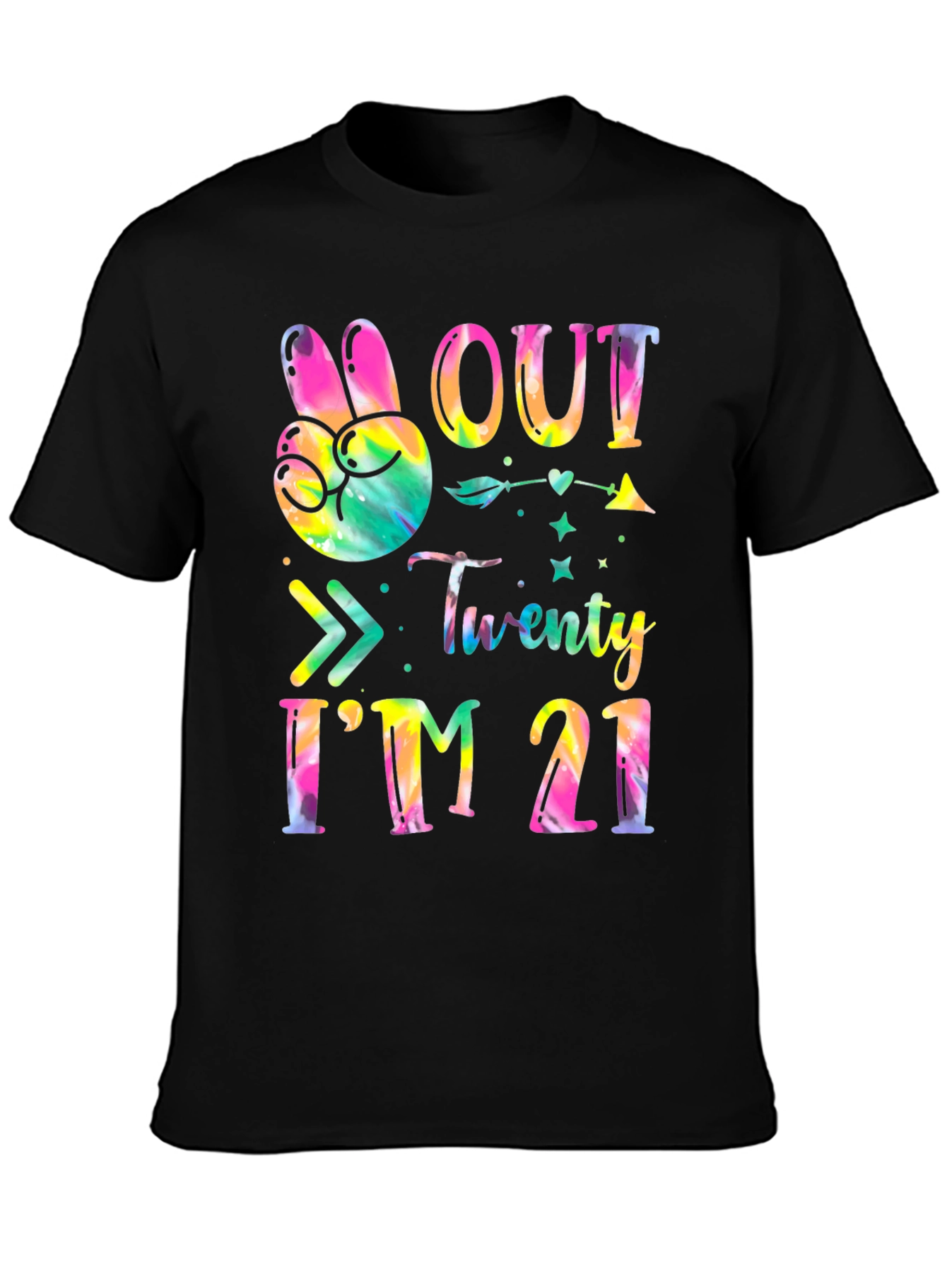 Peace Out Twenty Im 21 T-Shirt